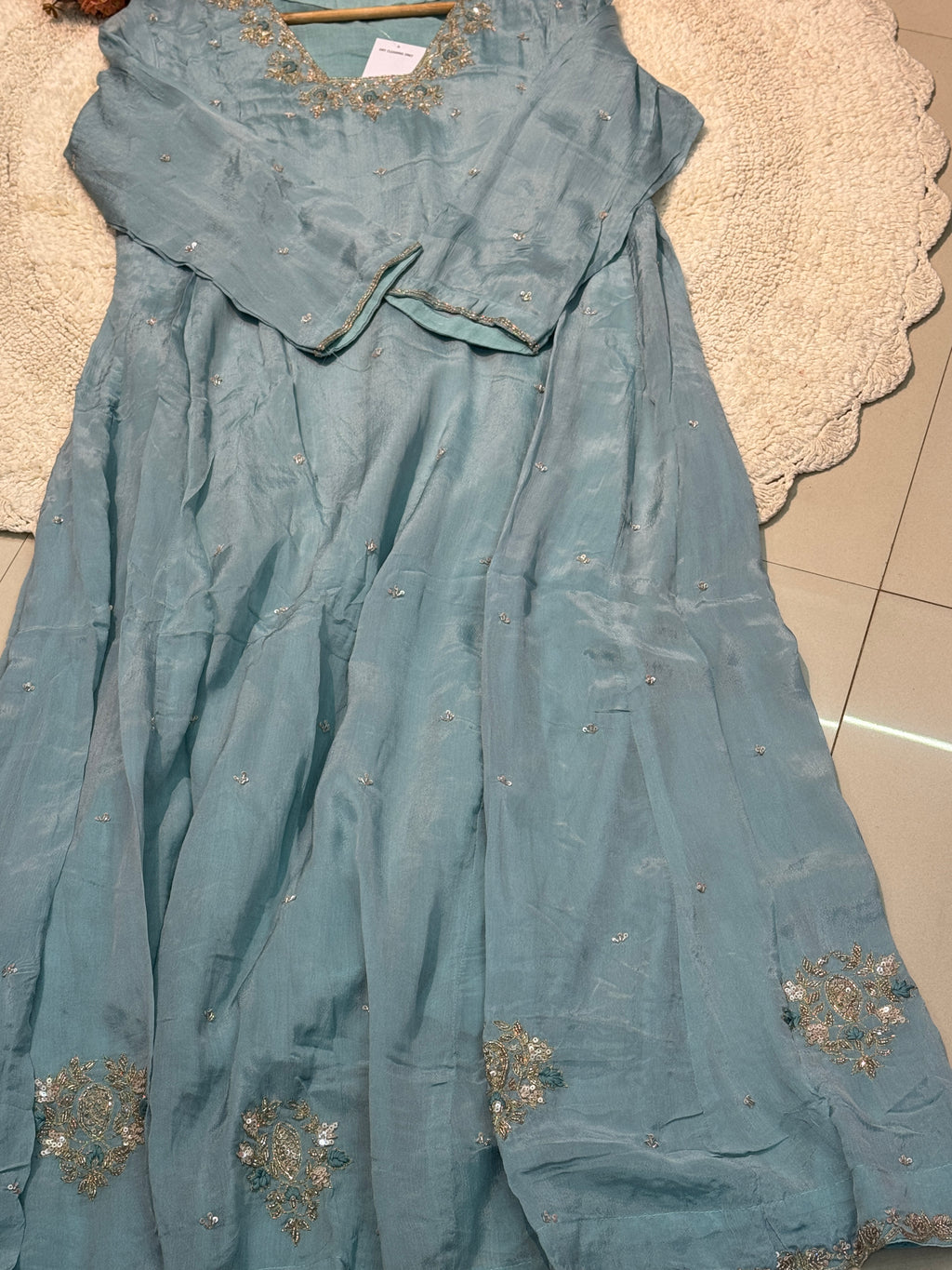 MZ2506-Designer Chinnon suit