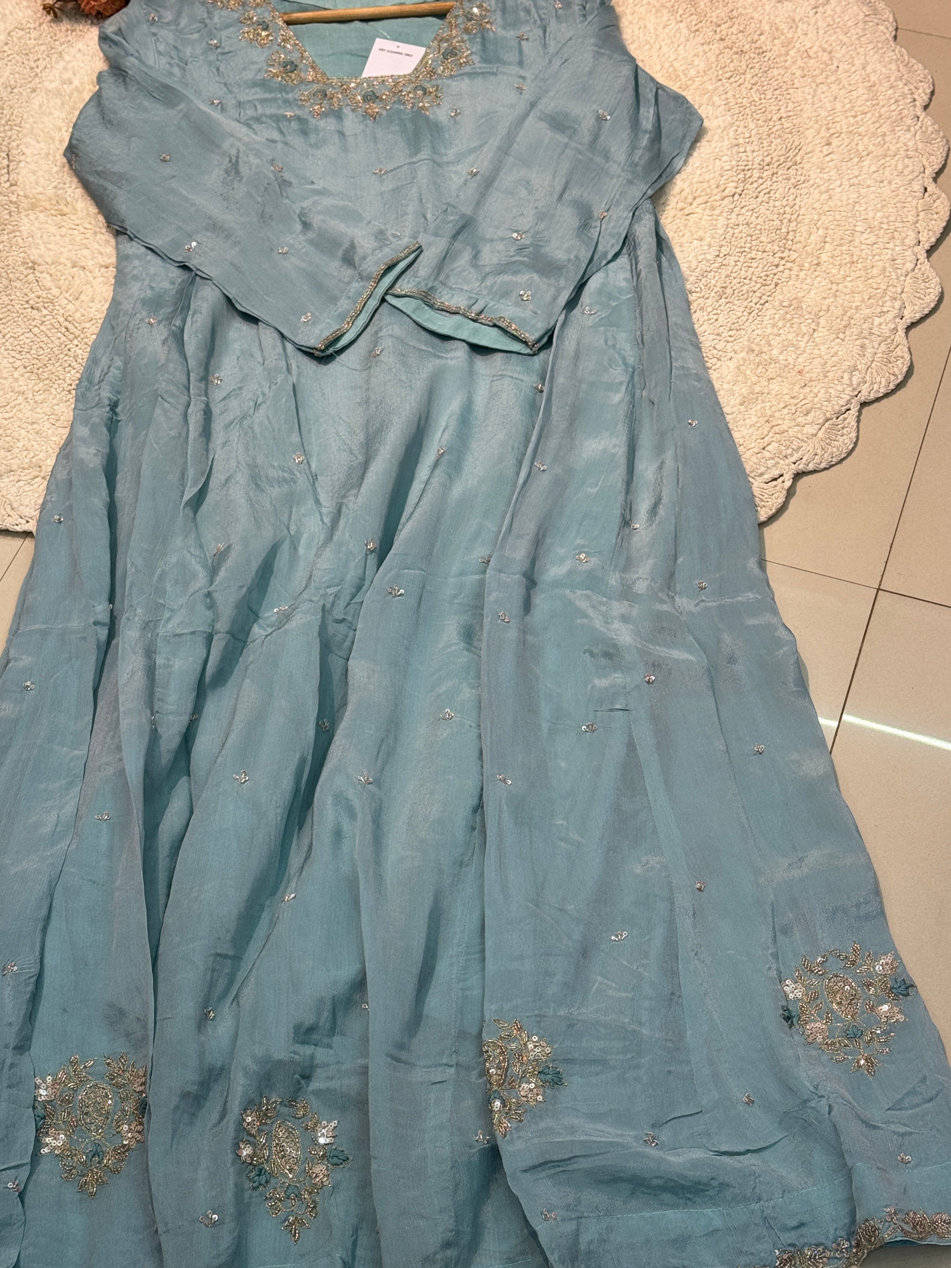 MZ2506-Designer Chinnon suit