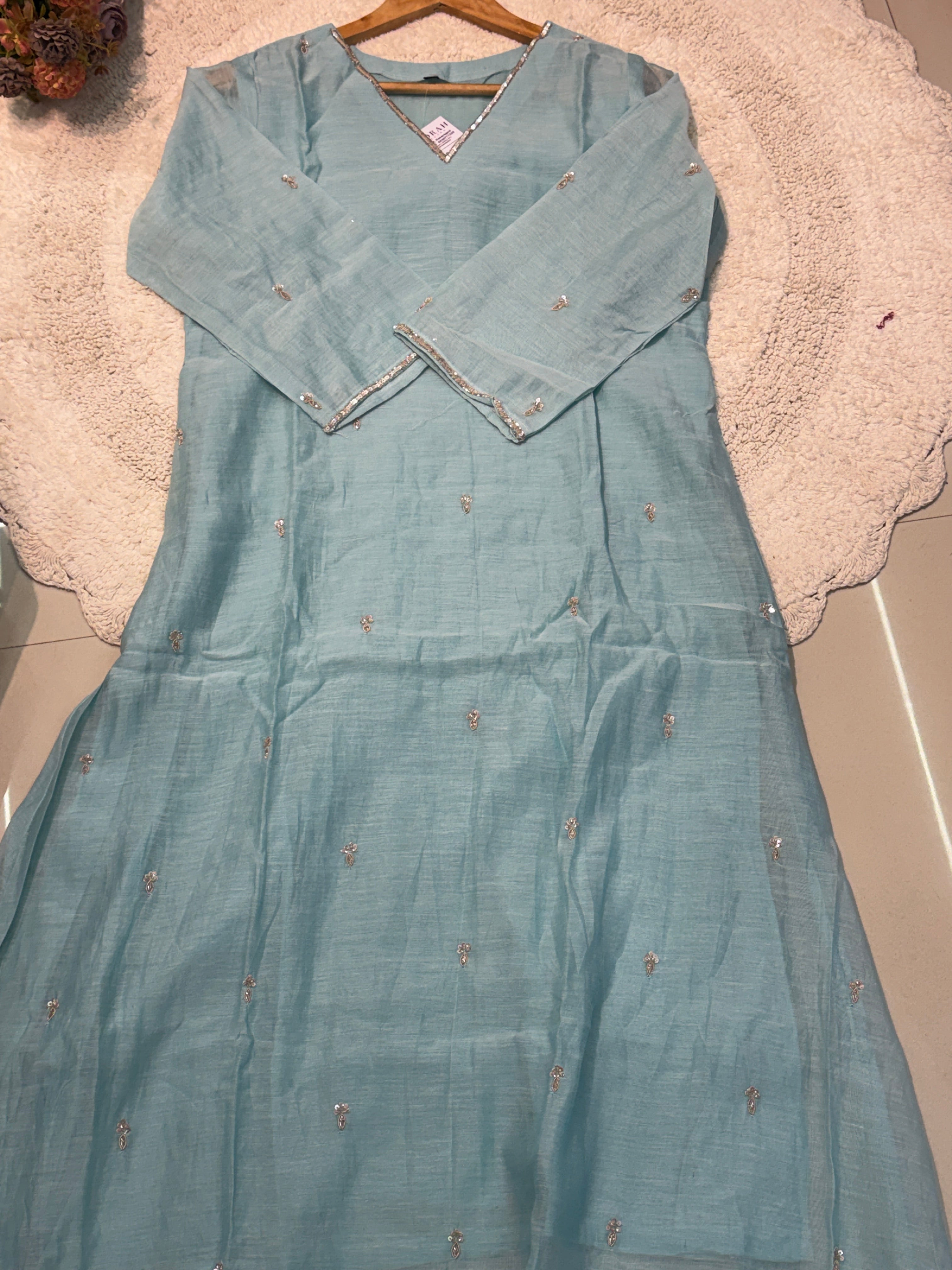MZ2488-Designer Mulchanderi suit