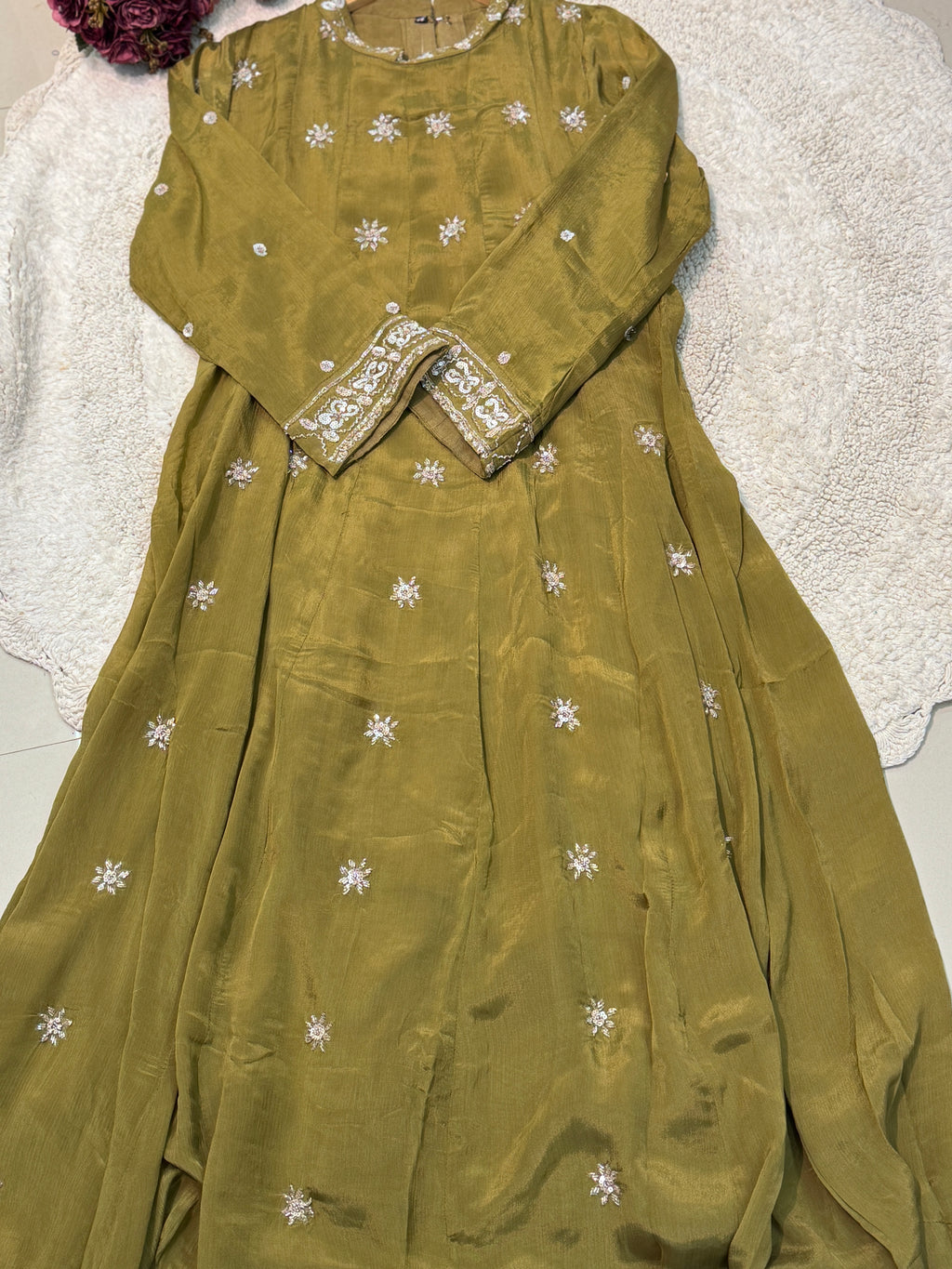 MZ622- Designer chinnon suit