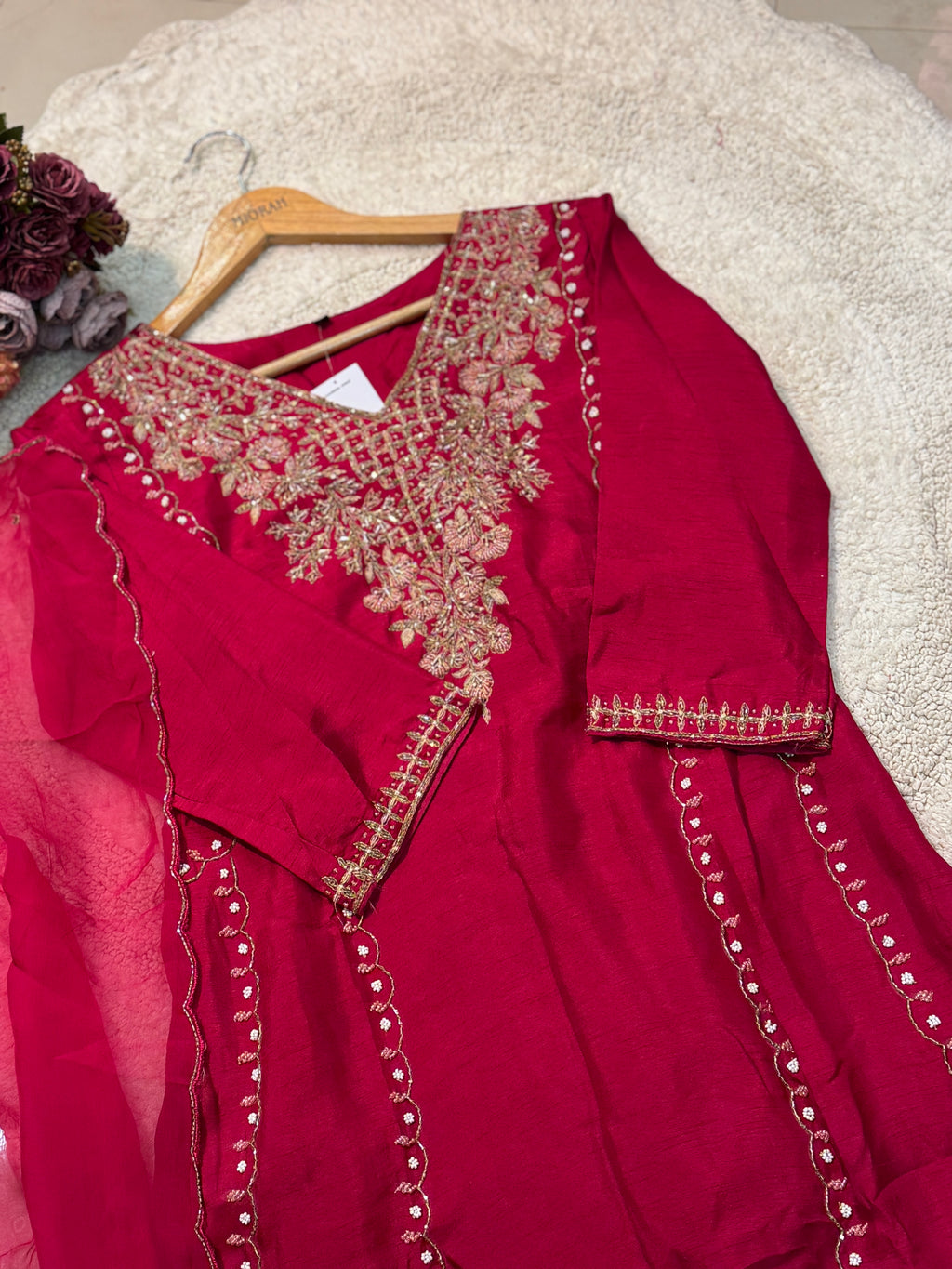 MZ268-Designer silk suit