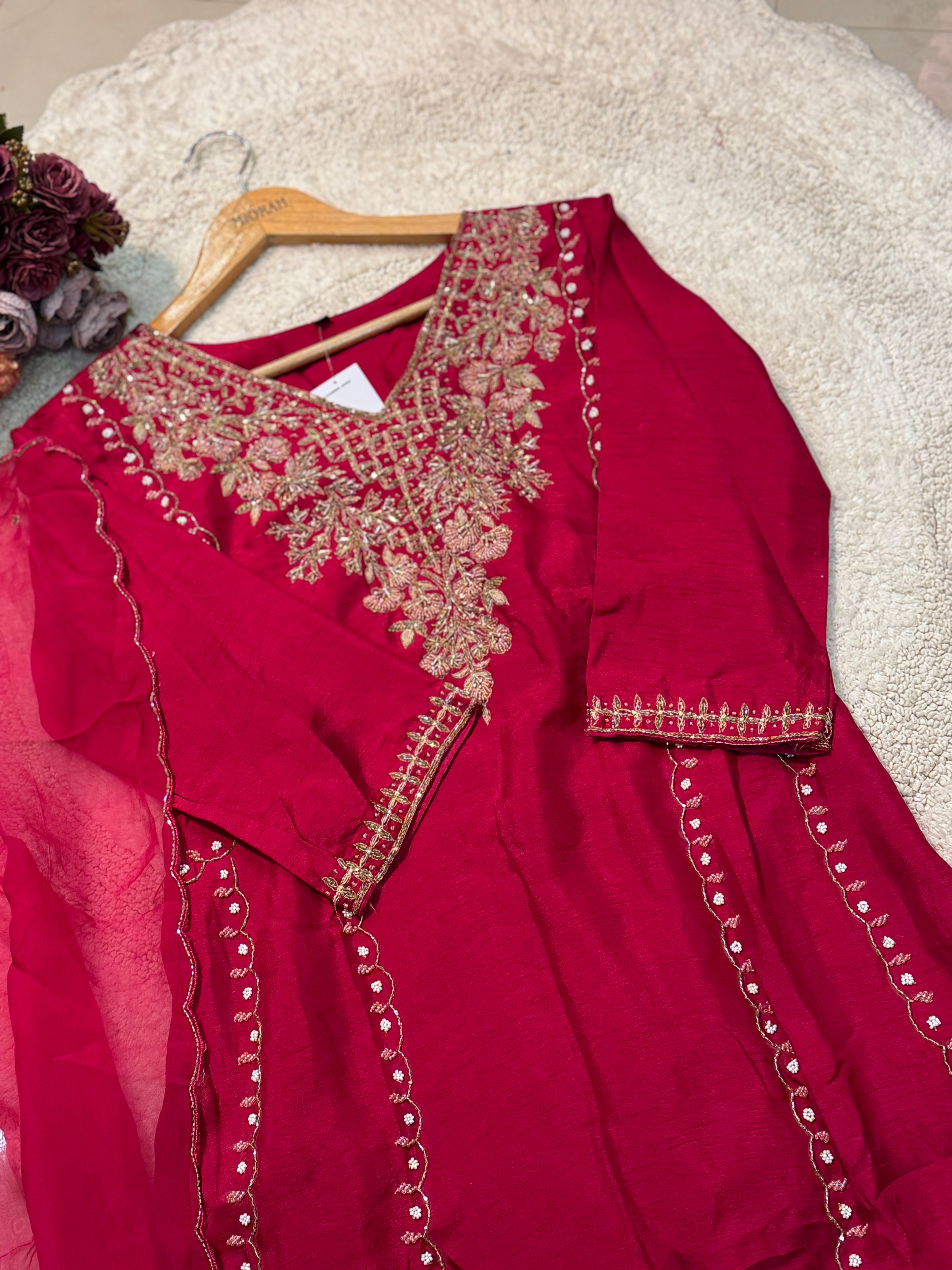 MZ268-Designer silk suit
