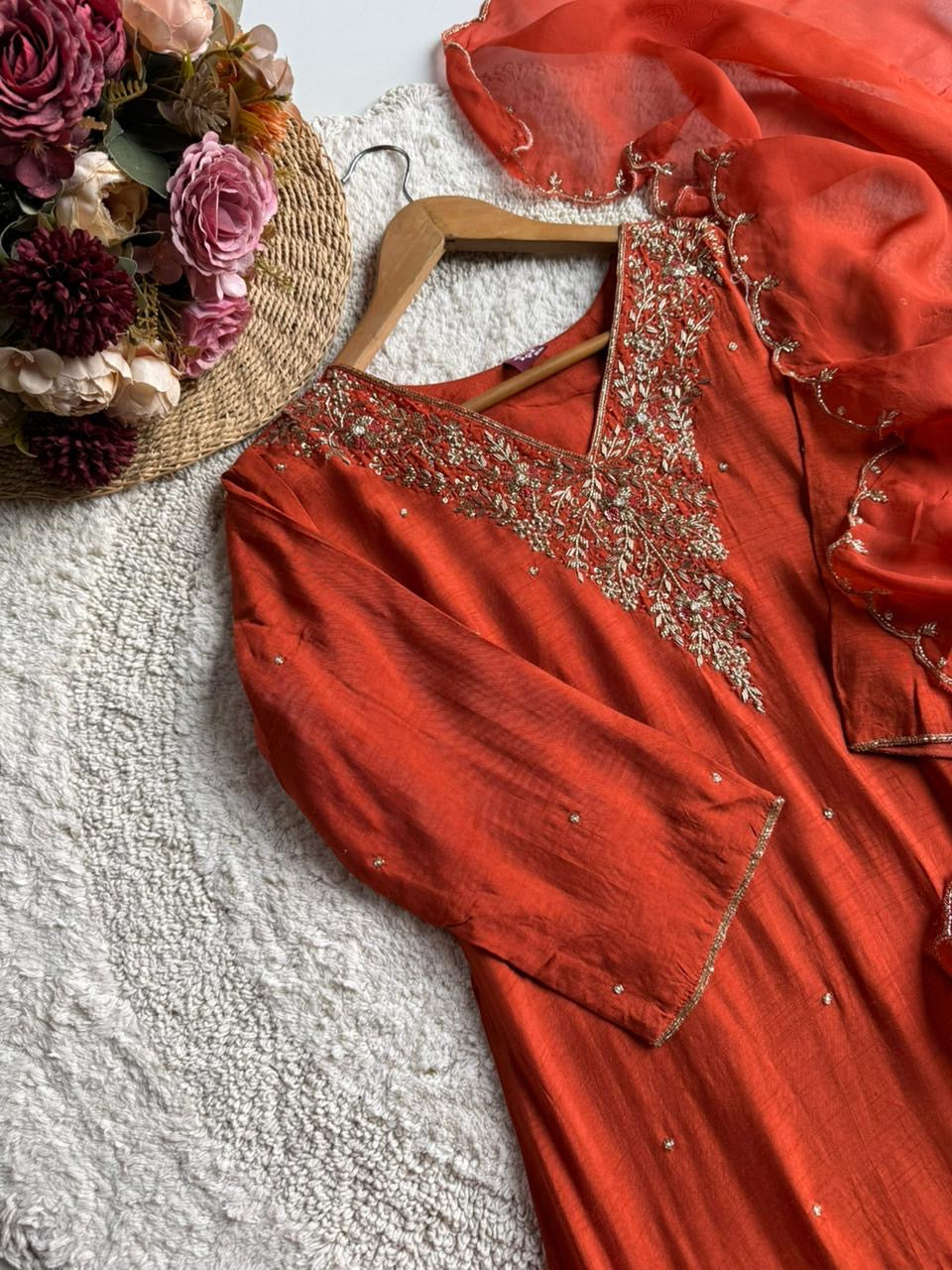 MZ290-Designer silk suit