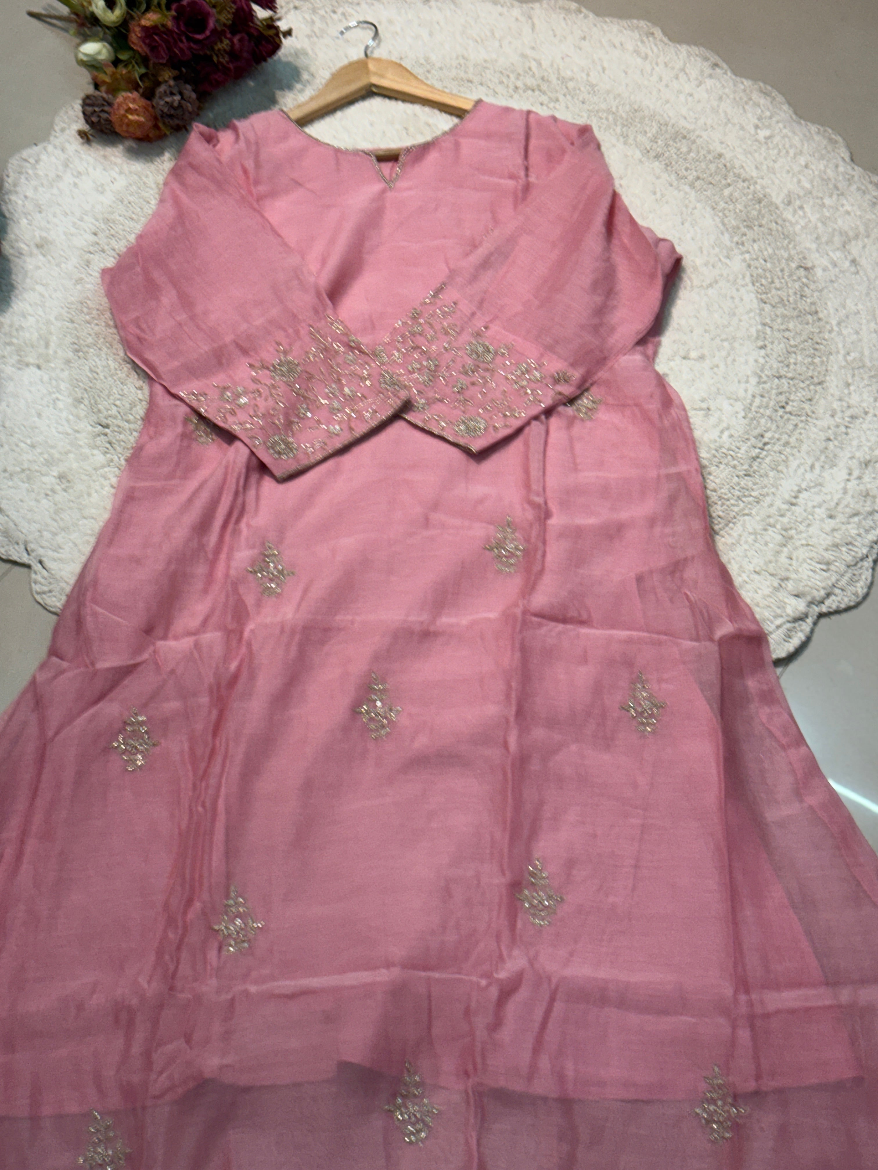 MZ2501-Designer Mulchanderi suit