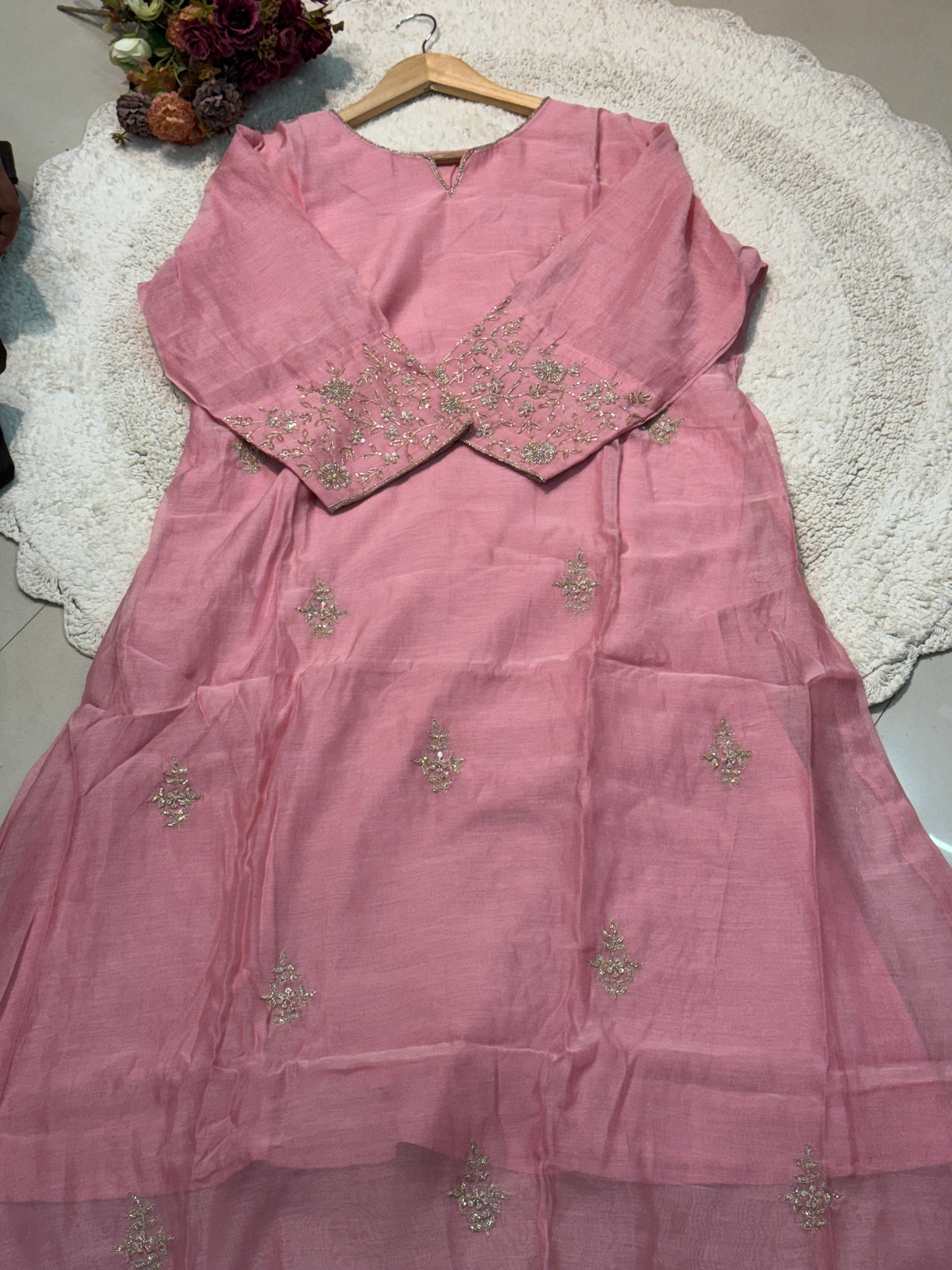 MZ2501-Designer Mulchanderi suit