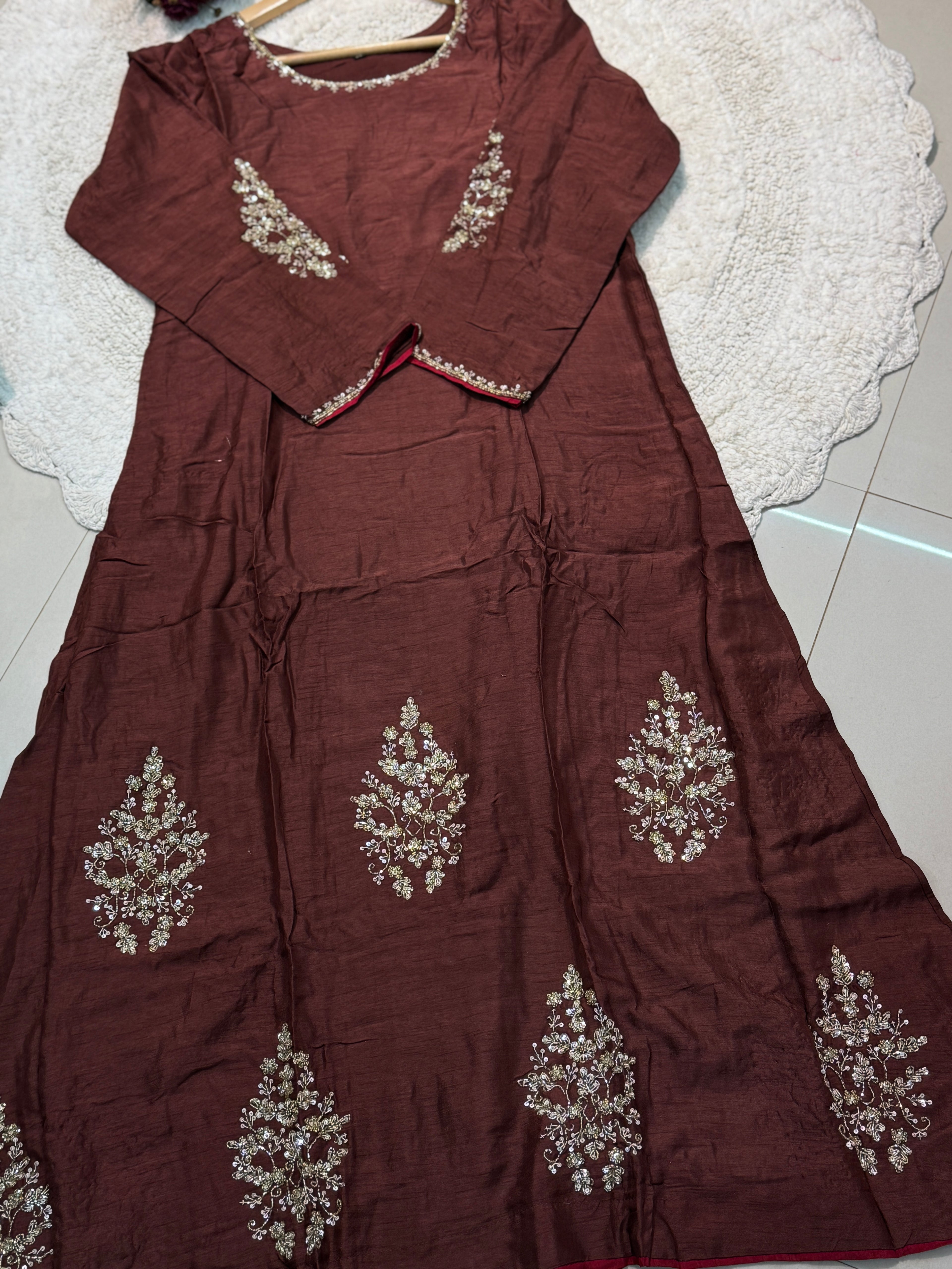 MZ2493-Designer silk suit