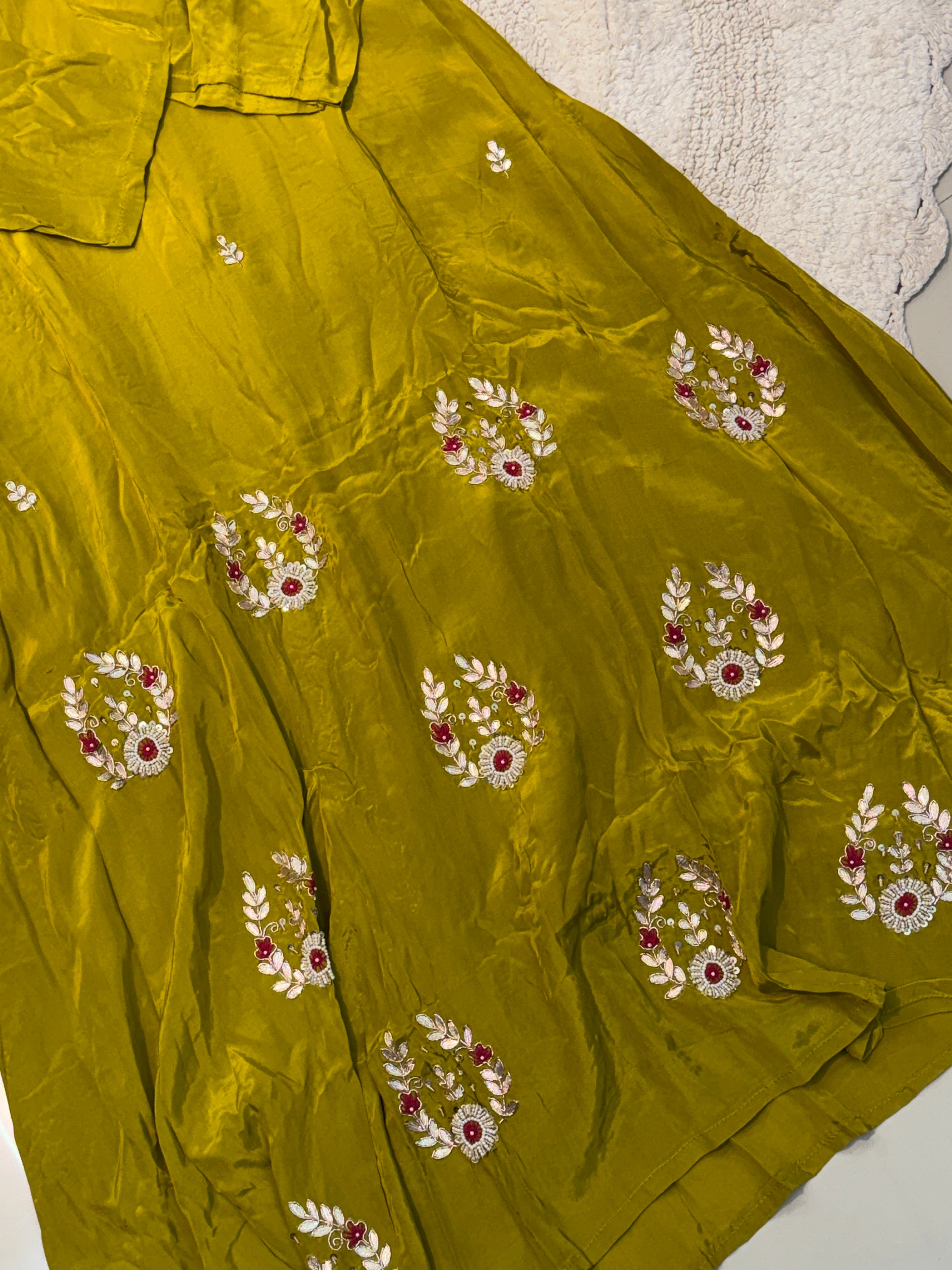 MZ269-Designer crape suit