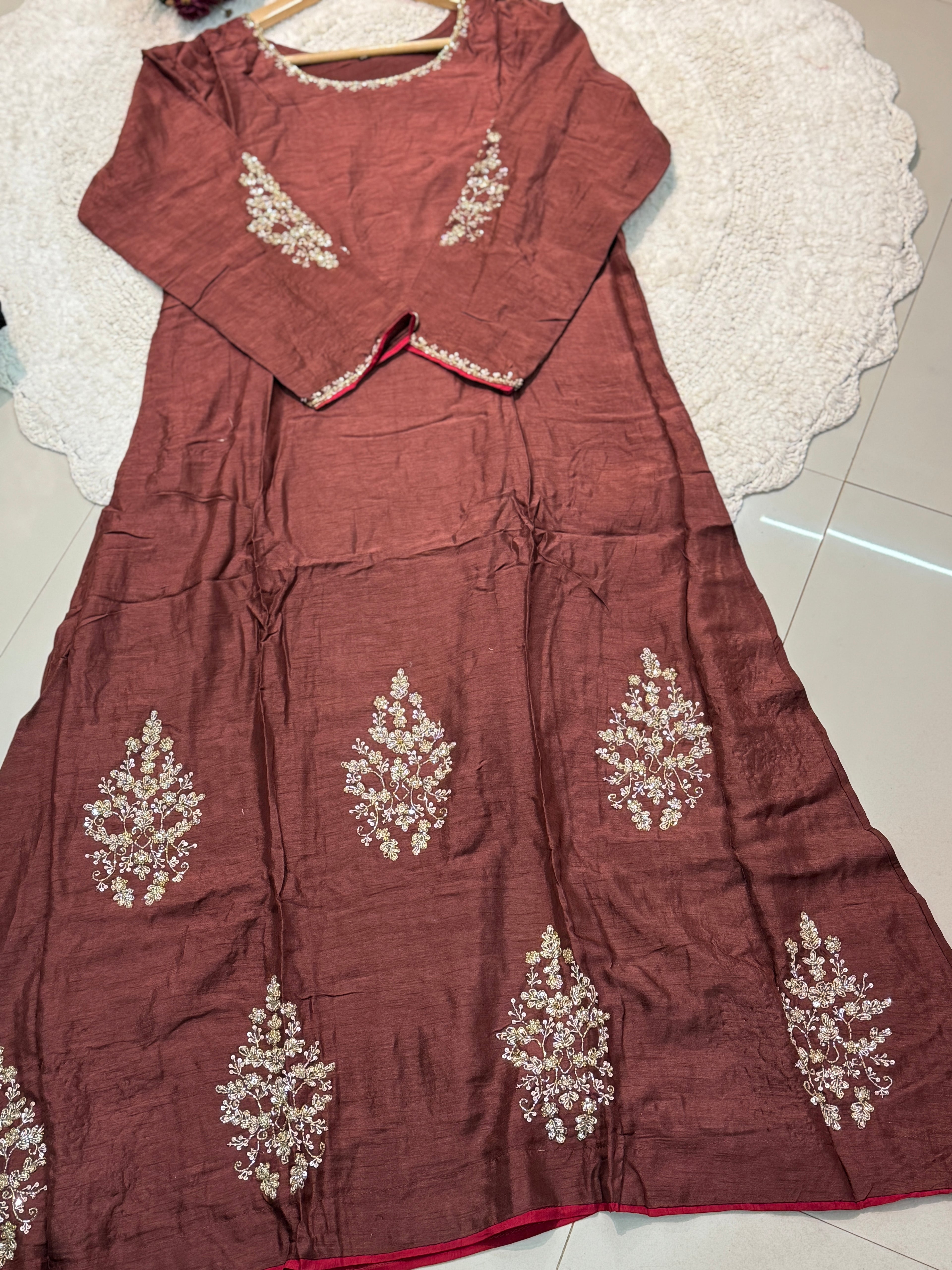 MZ2493-Designer silk suit
