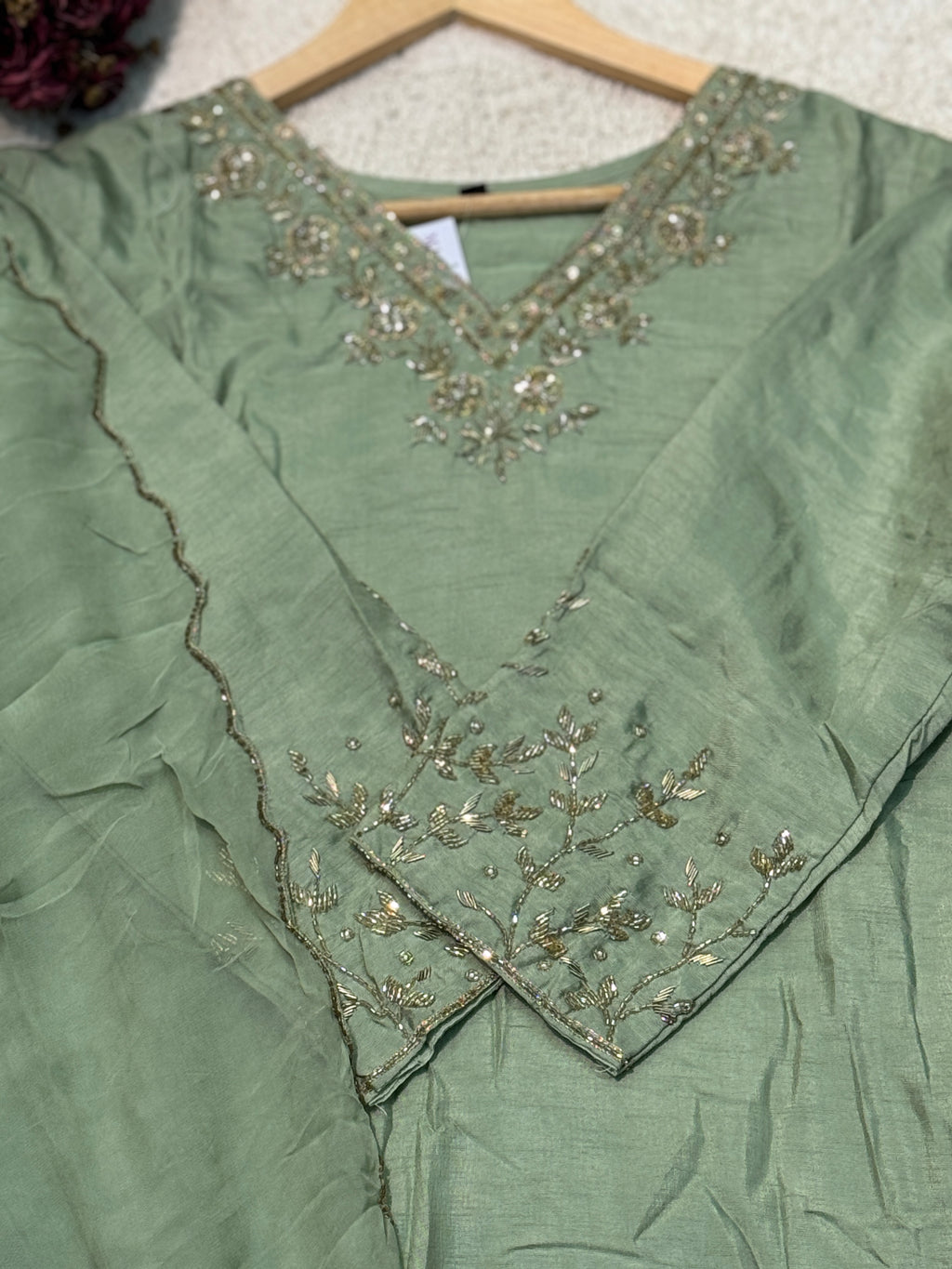 MZ271-Designer dols silk suit