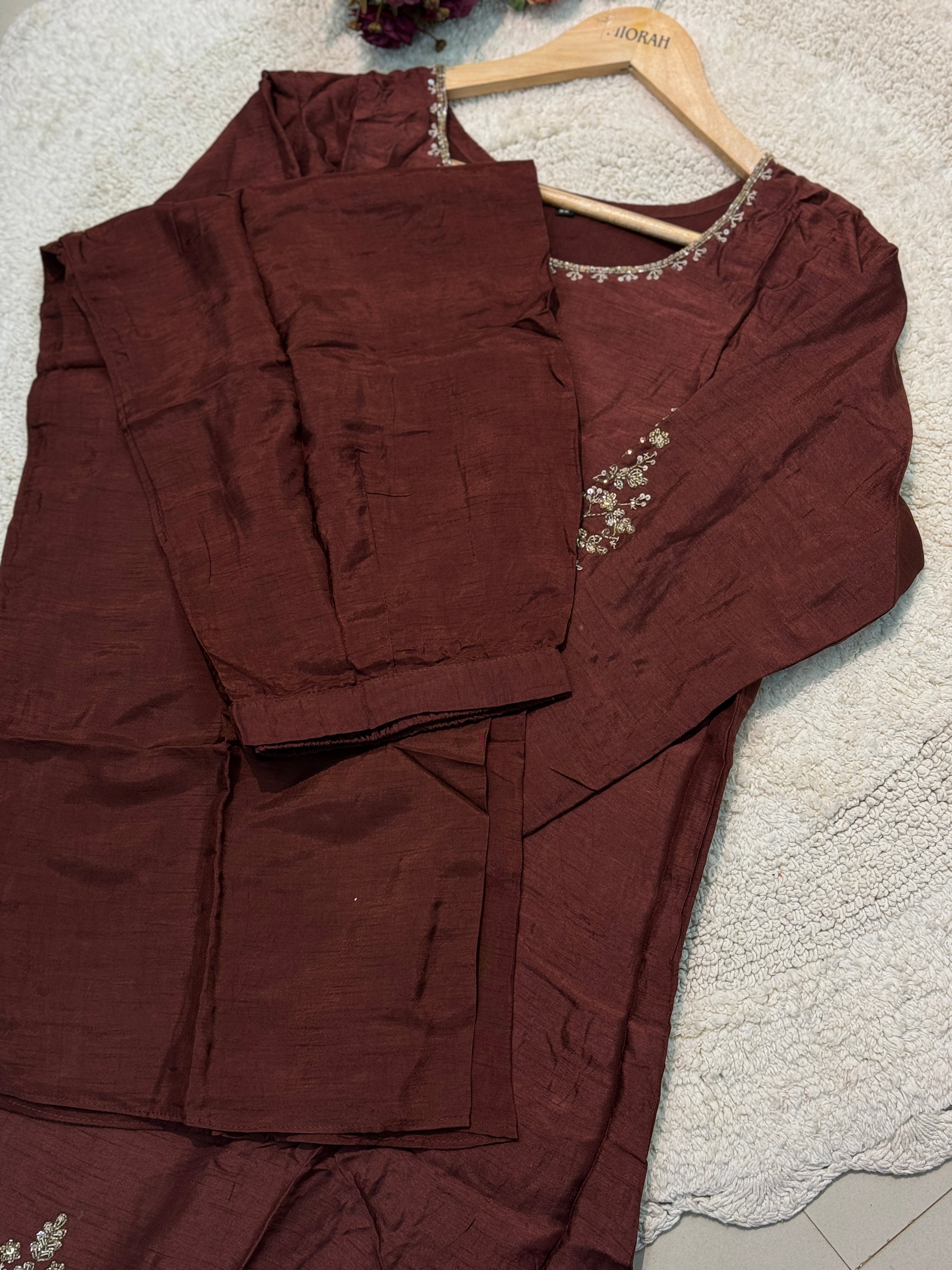 MZ2493-Designer silk suit