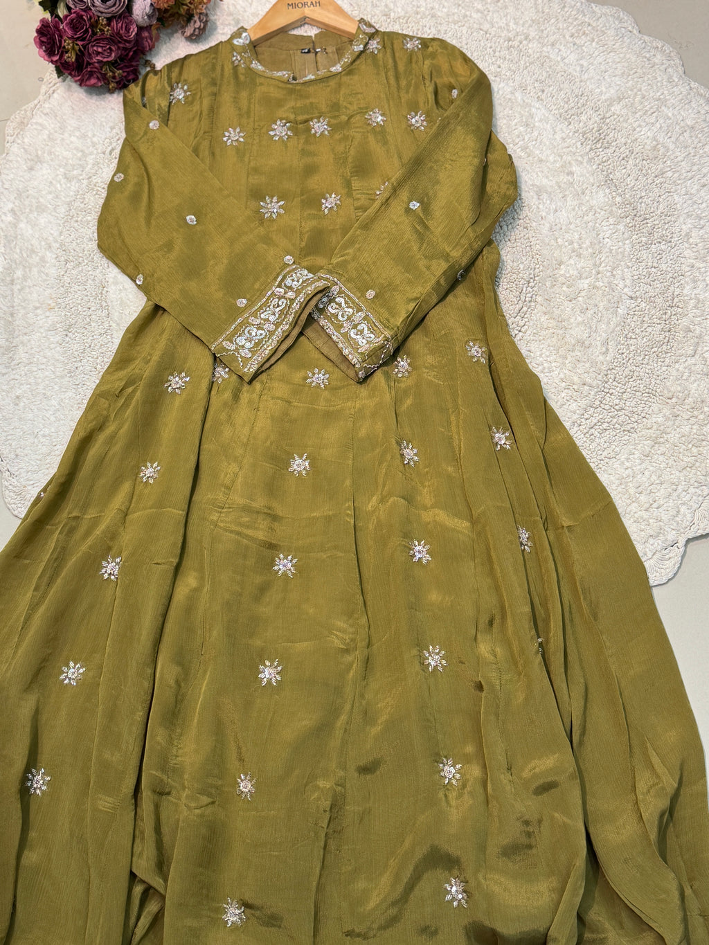 MZ622- Designer chinnon suit