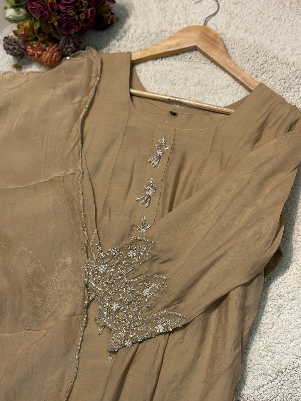 MZ2503- Designer Mul chanderi suit