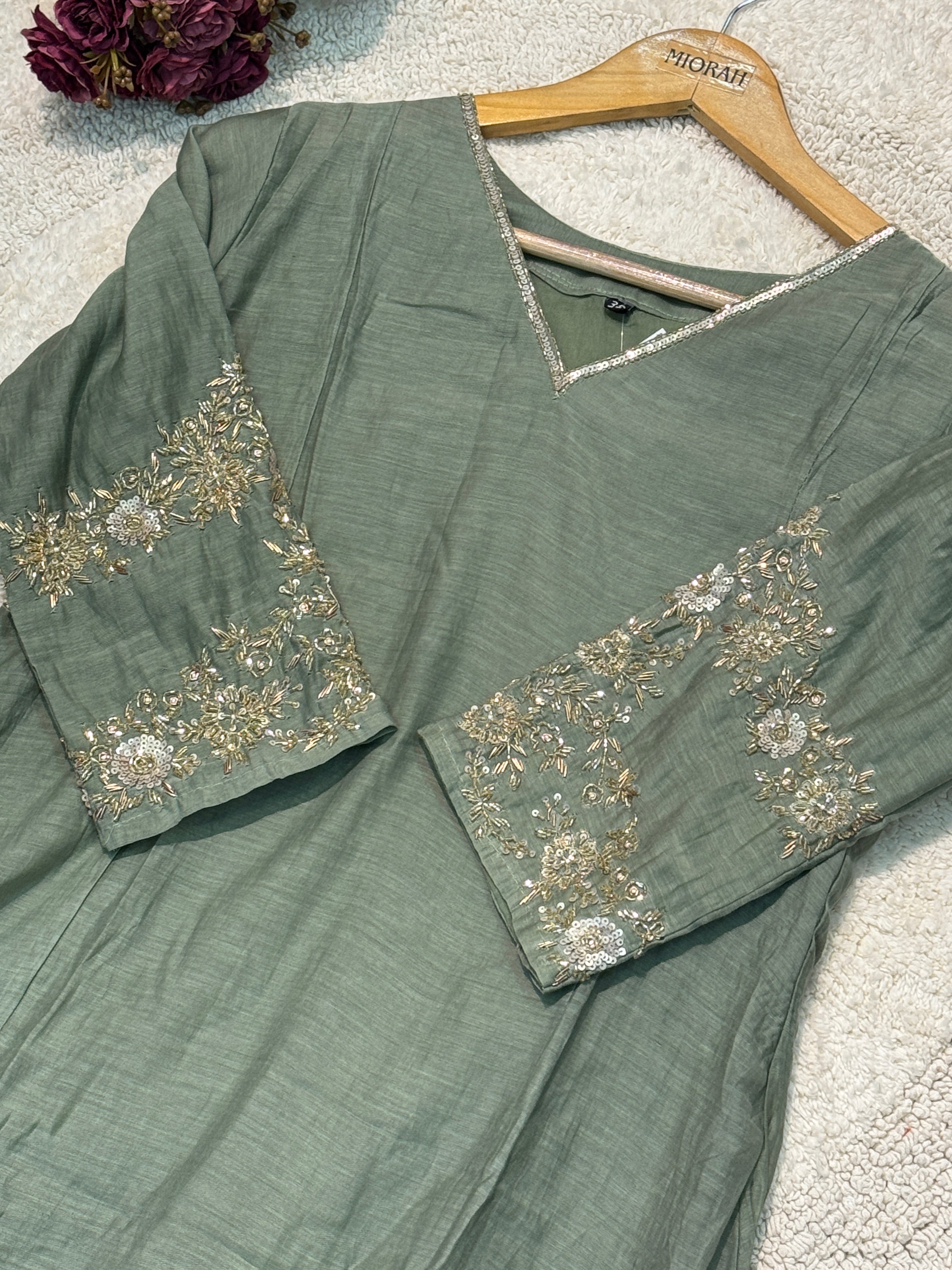 Mz248-Mulchanderi designer suit