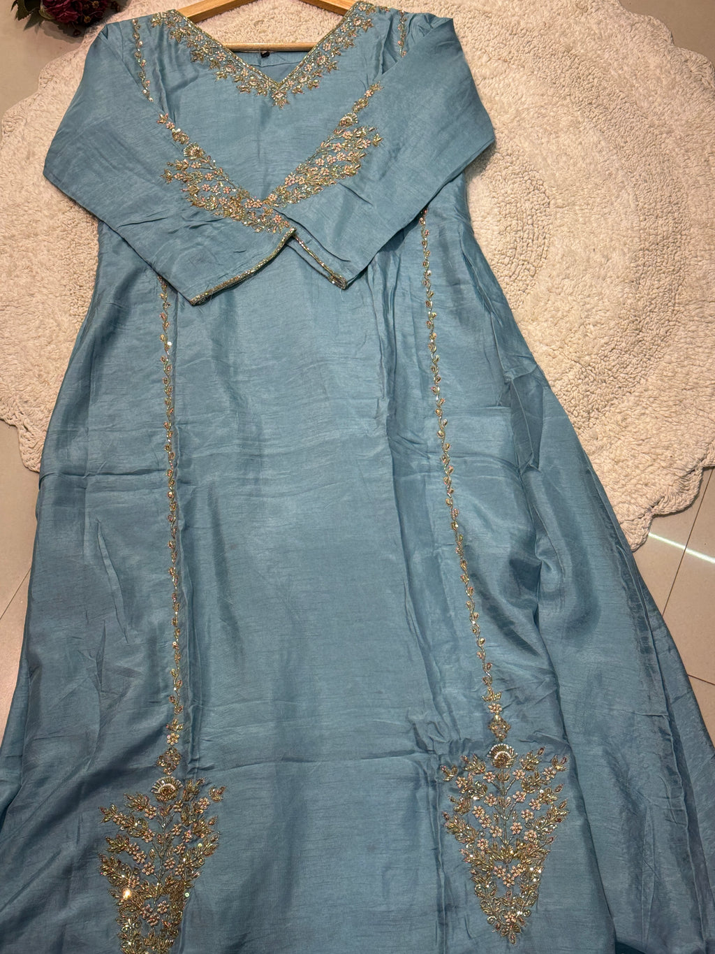 MZ270-Designer silk suit