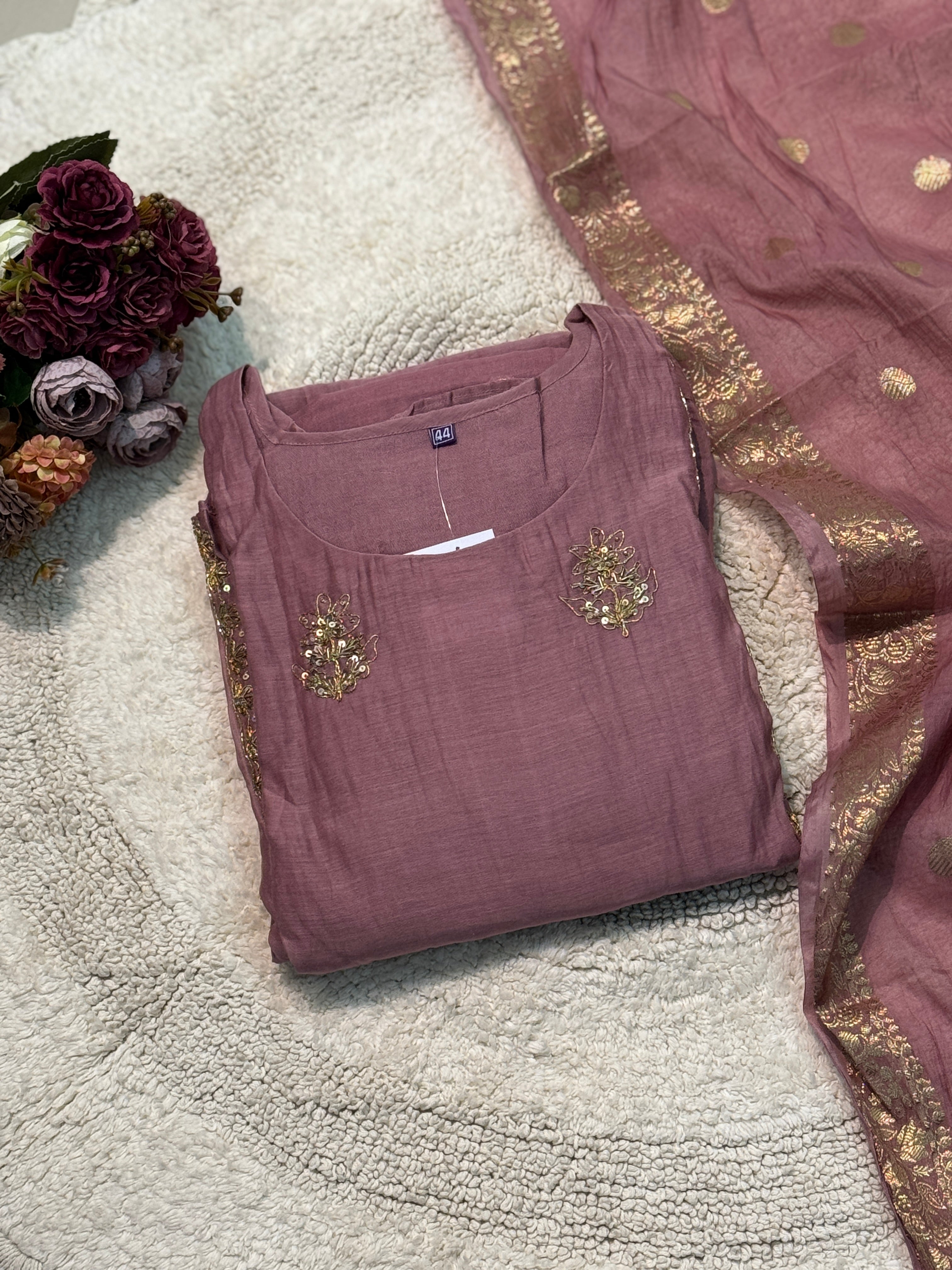 MZ276-Designer Mulchanderi suit