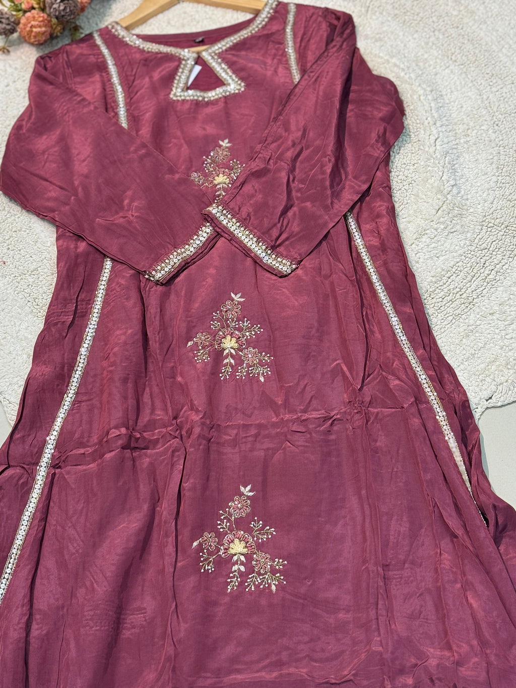 MZ268-Designer crepe suit