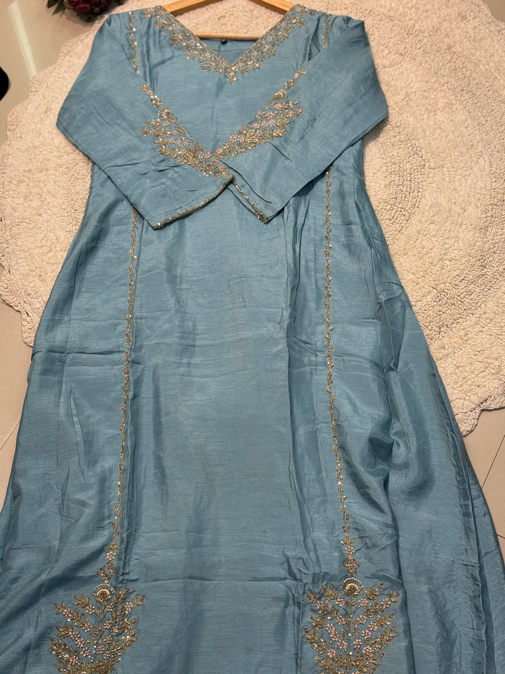 MZ270-Designer silk suit