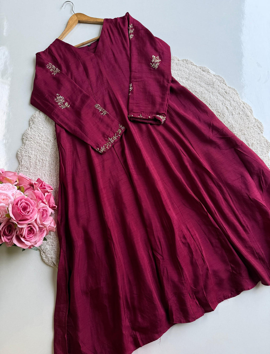 MZ2505-Designer Mul chanderi suit