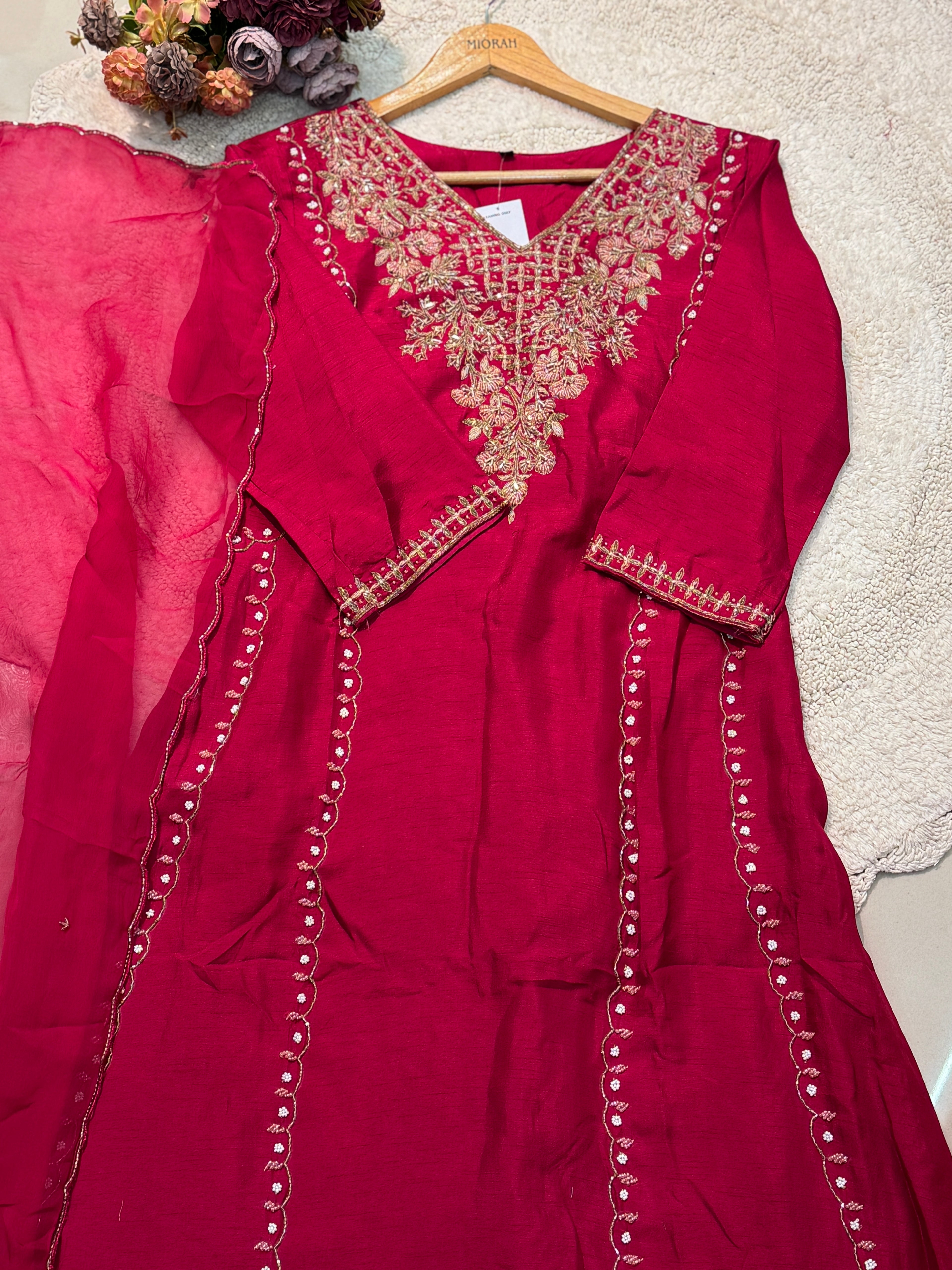 MZ268-Designer silk suit
