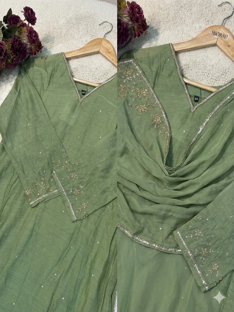 MZ2518-Designer Mul chanderi suit