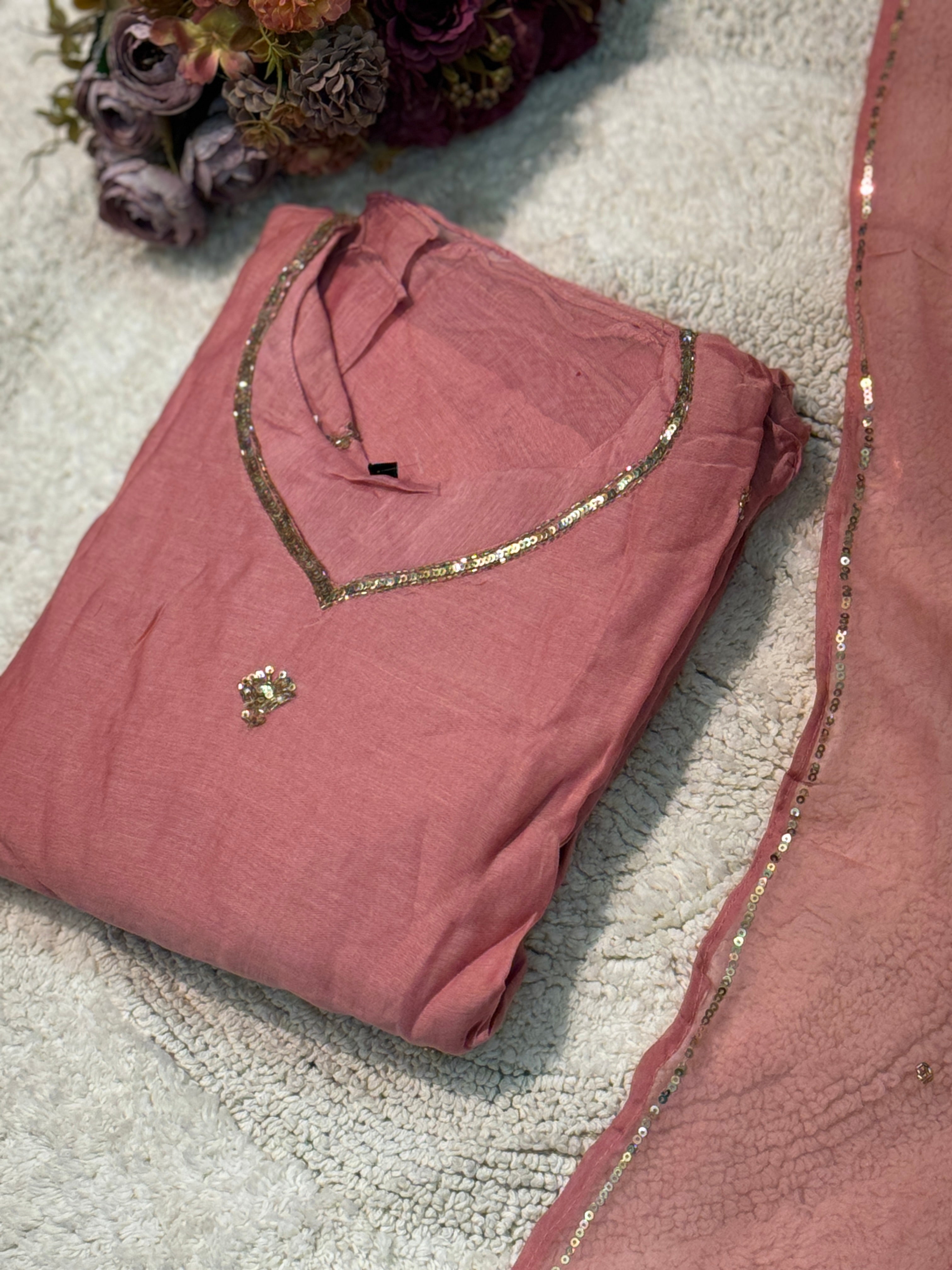 MZ2499-Designer Mul chanderi suit