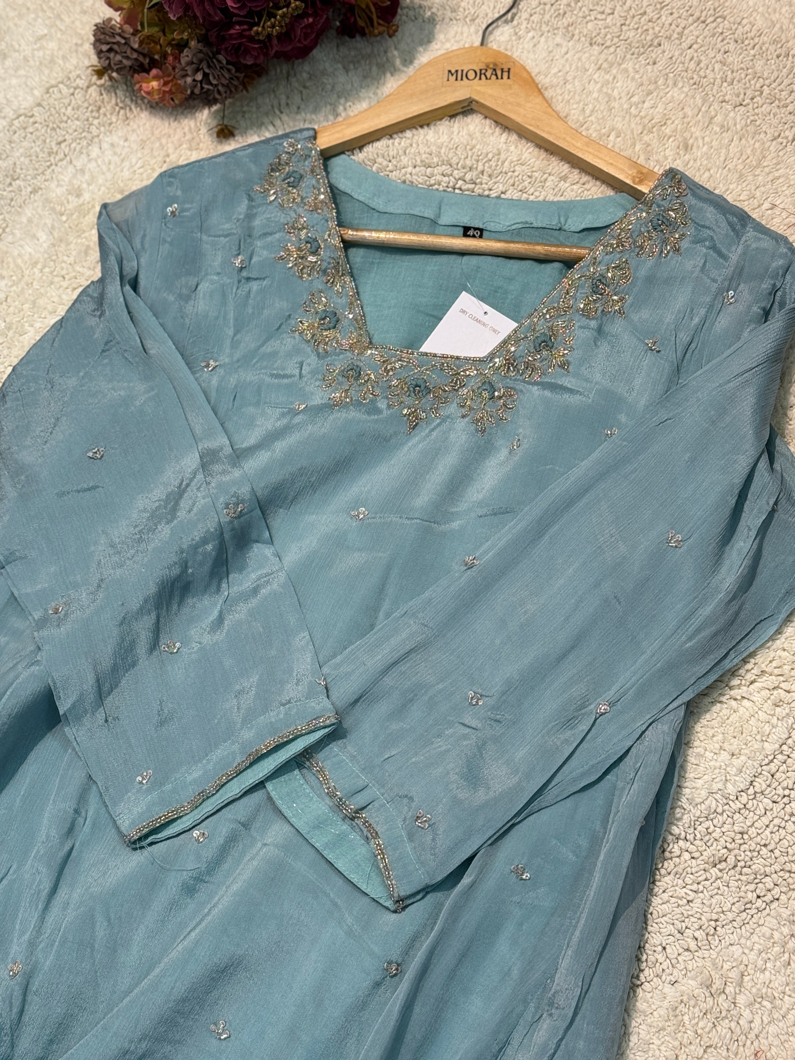 MZ2506-Designer Chinnon suit
