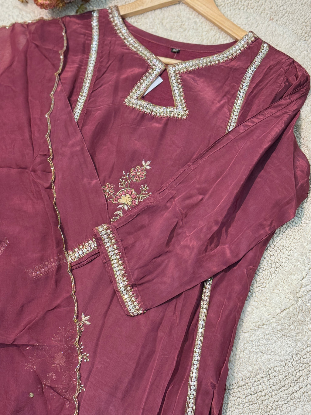 MZ268-Designer crepe suit