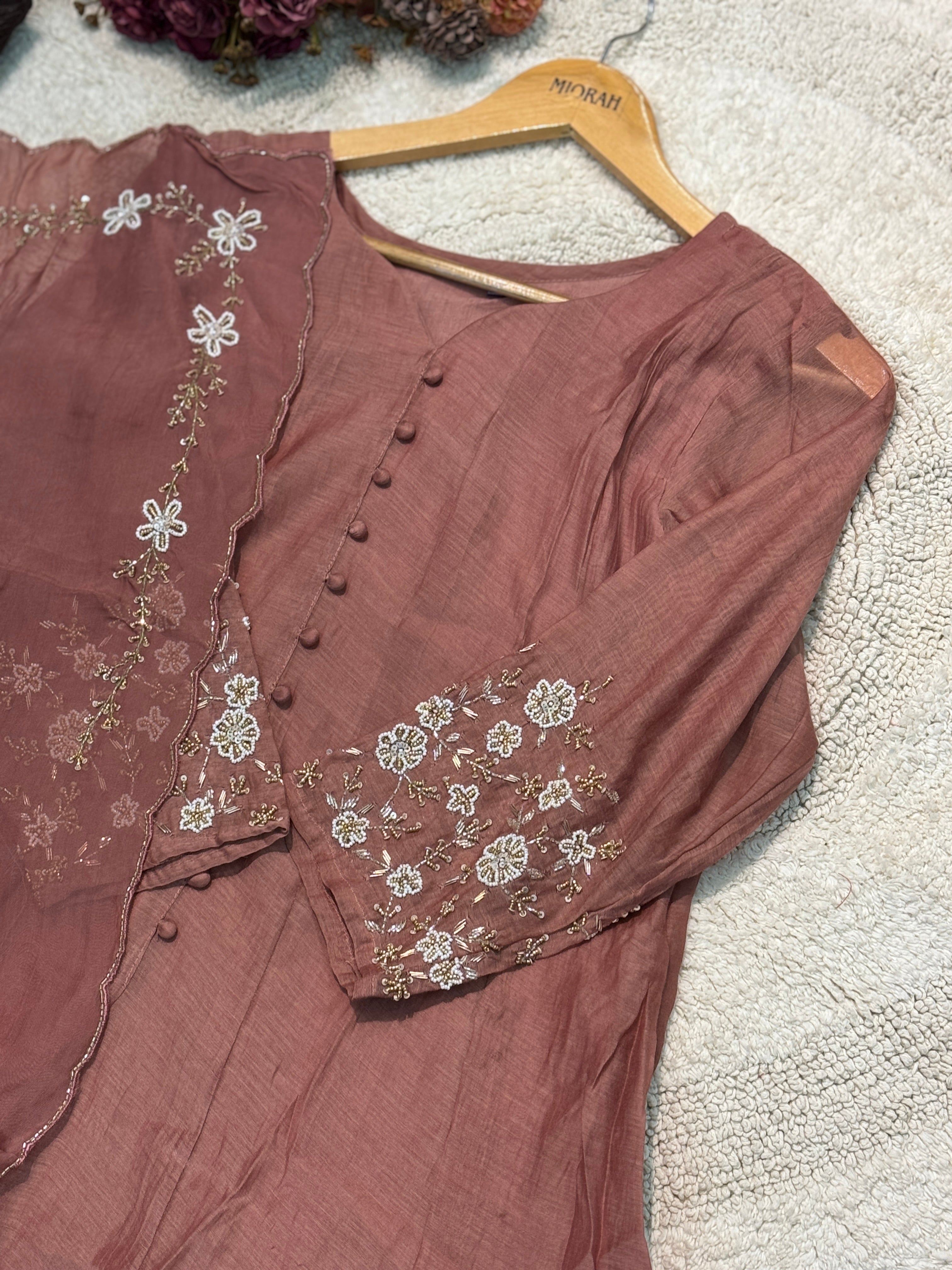 MZ2519-Designer mul chanderi suit
