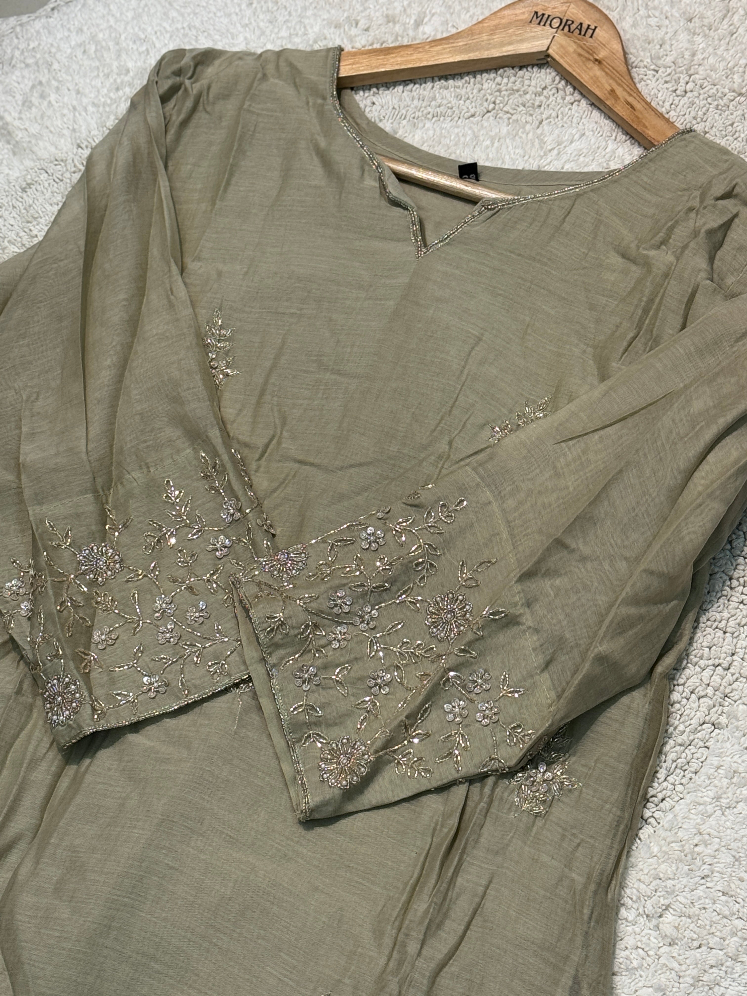 MZ2501-Designer Mulchanderi suit