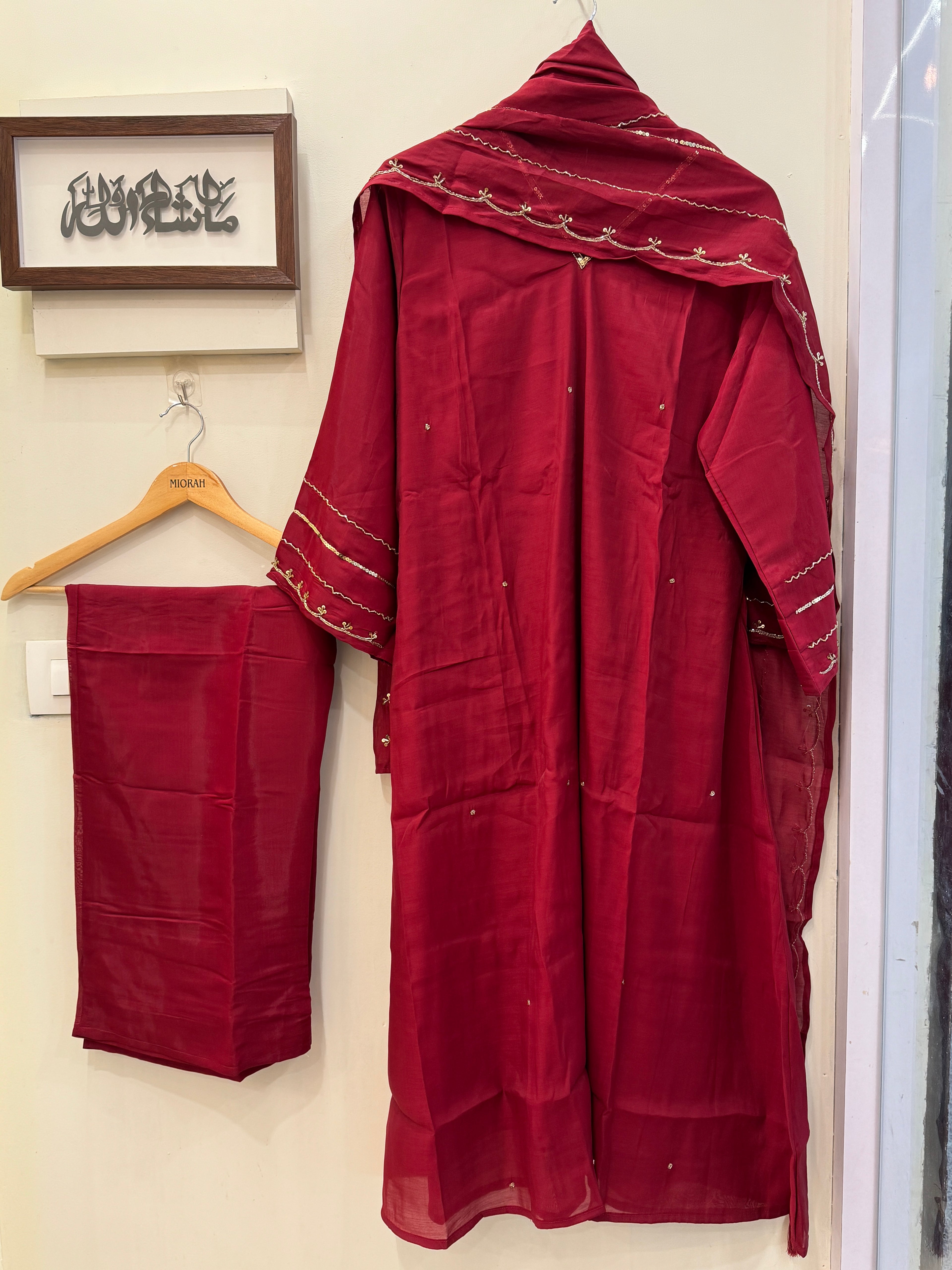 MZ2500- Designer silk suit