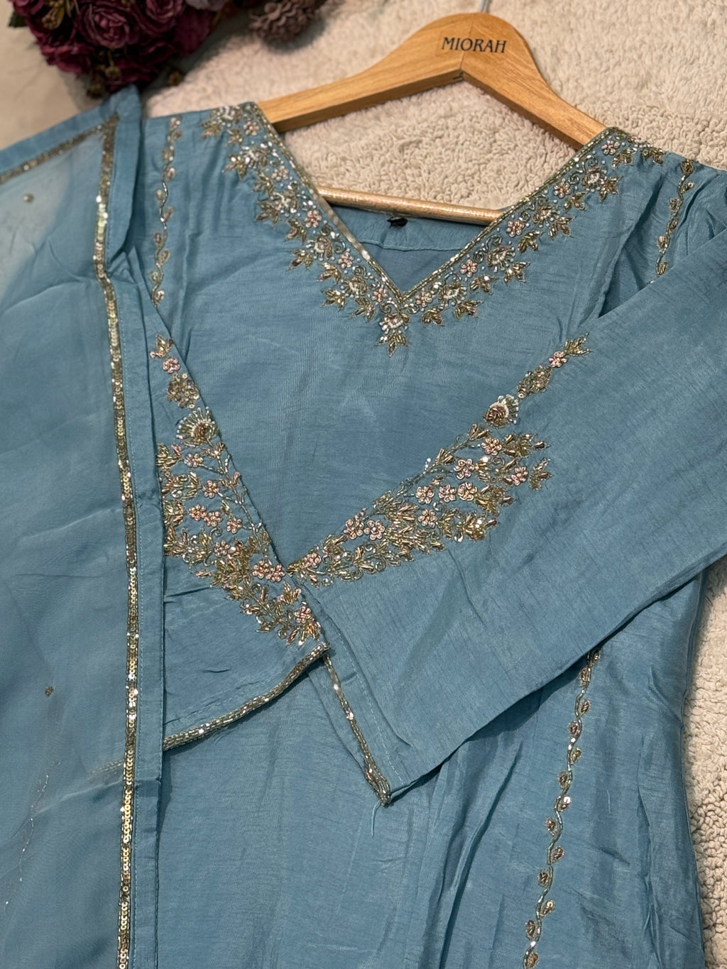 MZ270-Designer silk suit