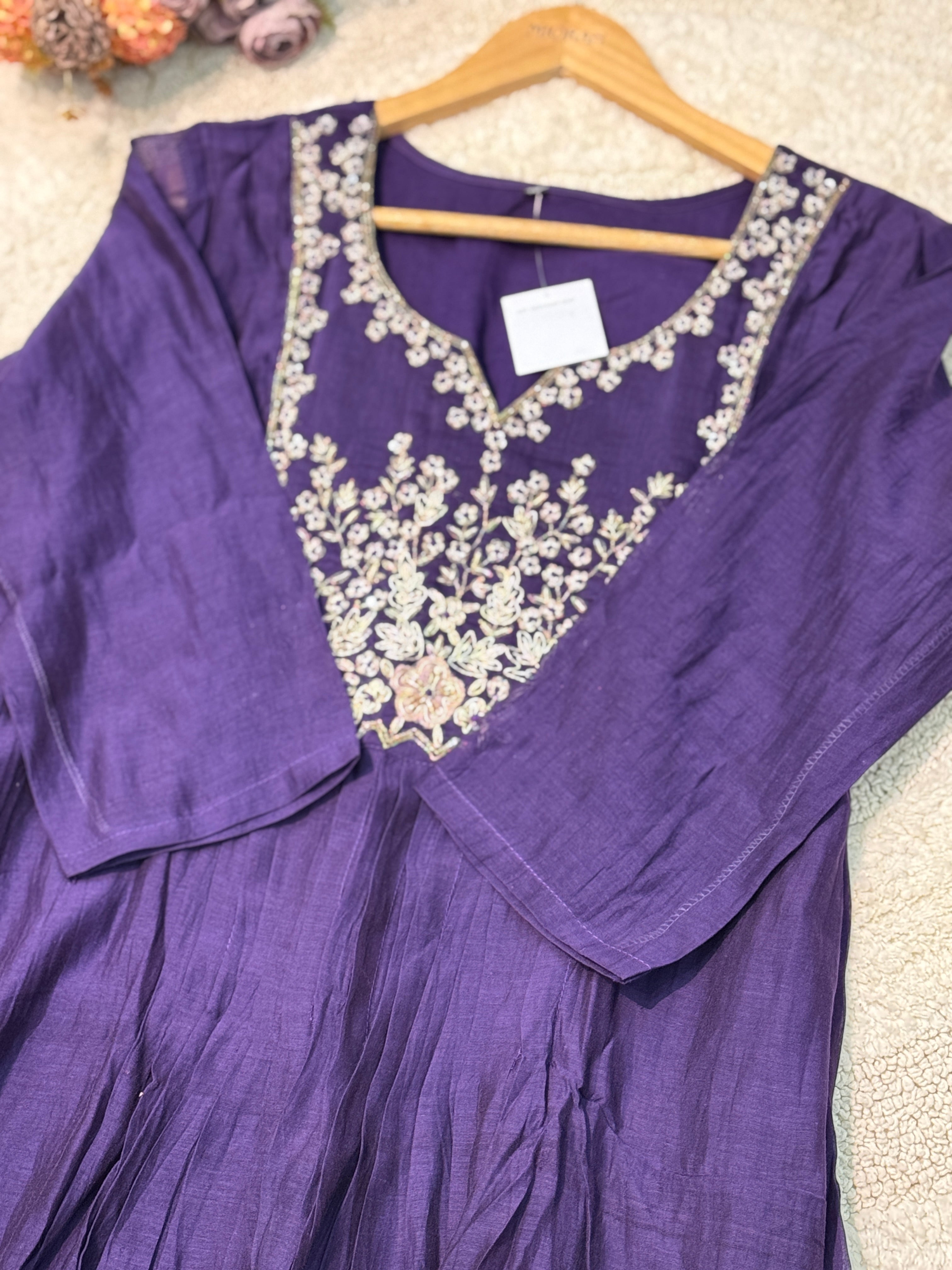 MZ270-Designer Banarasi mulchanderi suit