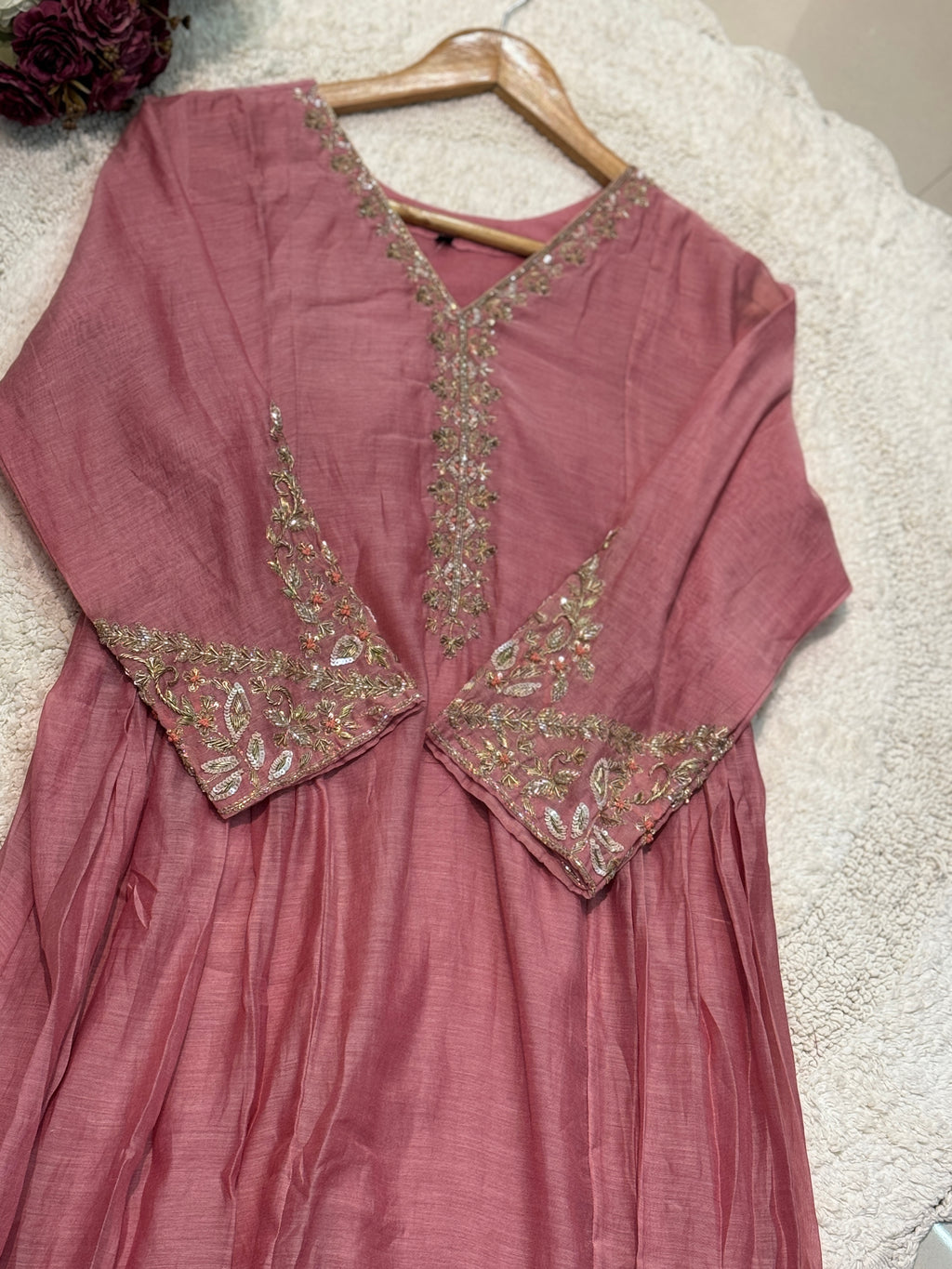 MZ249-Designer Mulchanderi suit