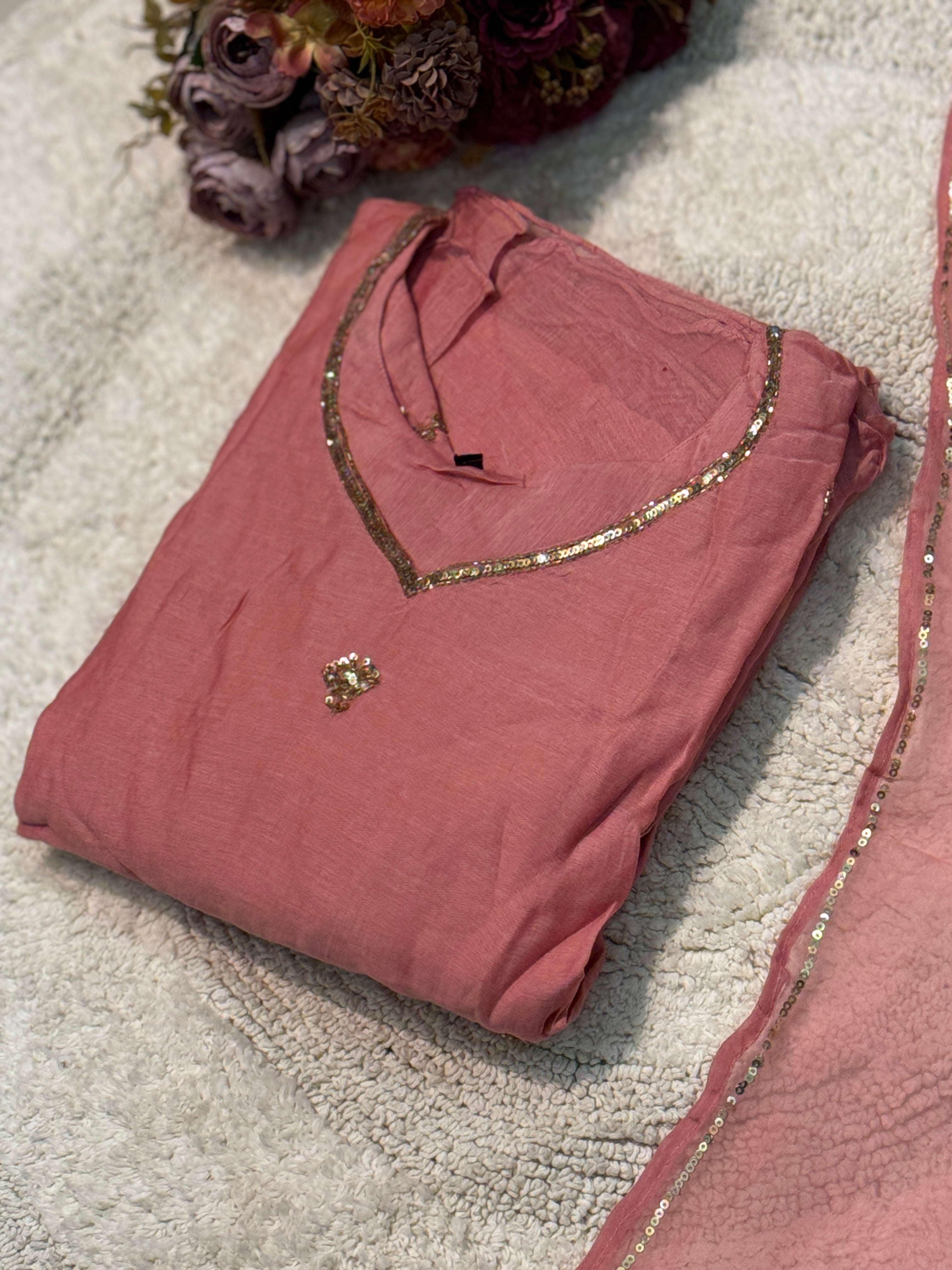 MZ2499-Designer Mul chanderi suit