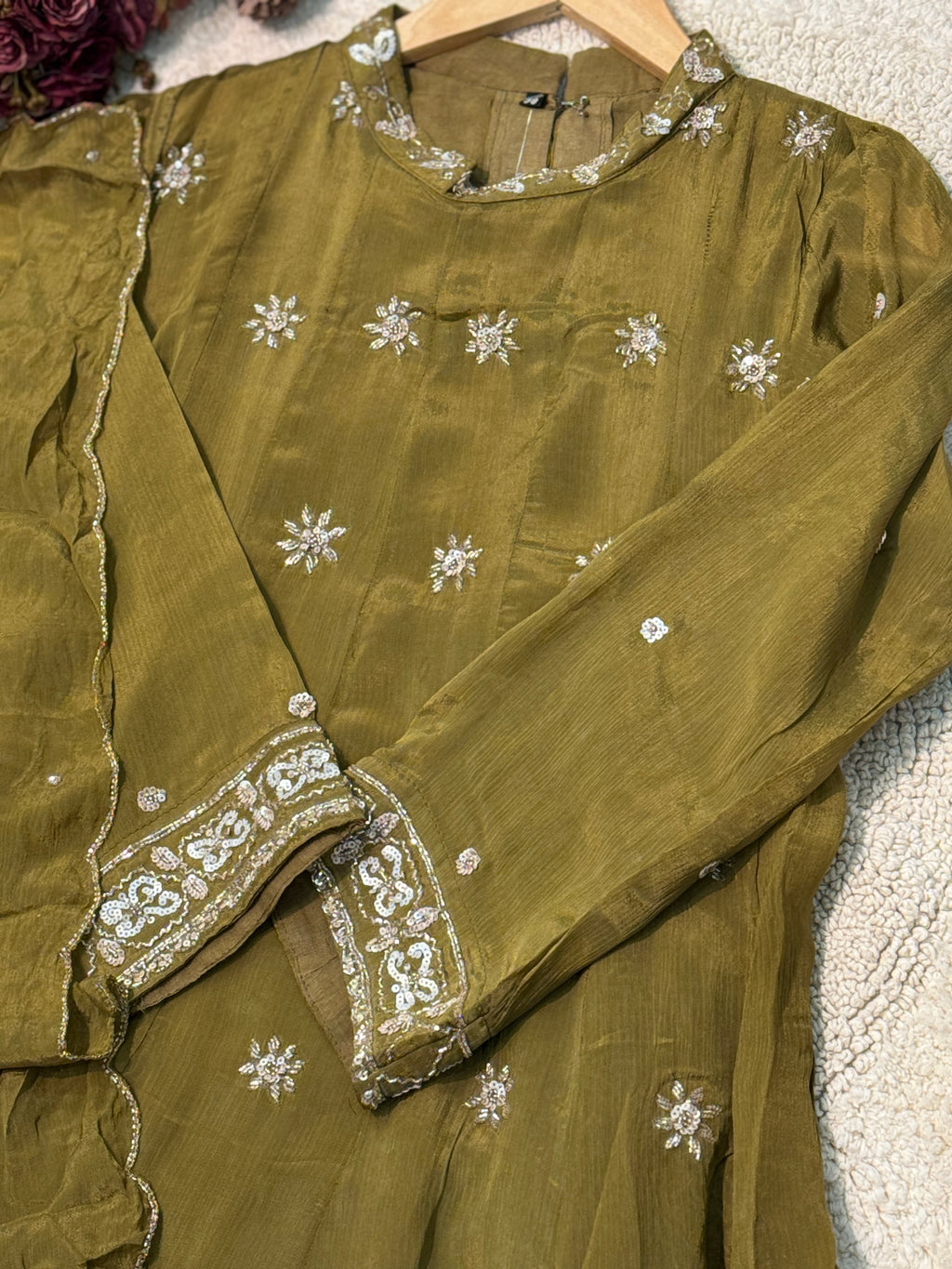 MZ622- Designer chinnon suit