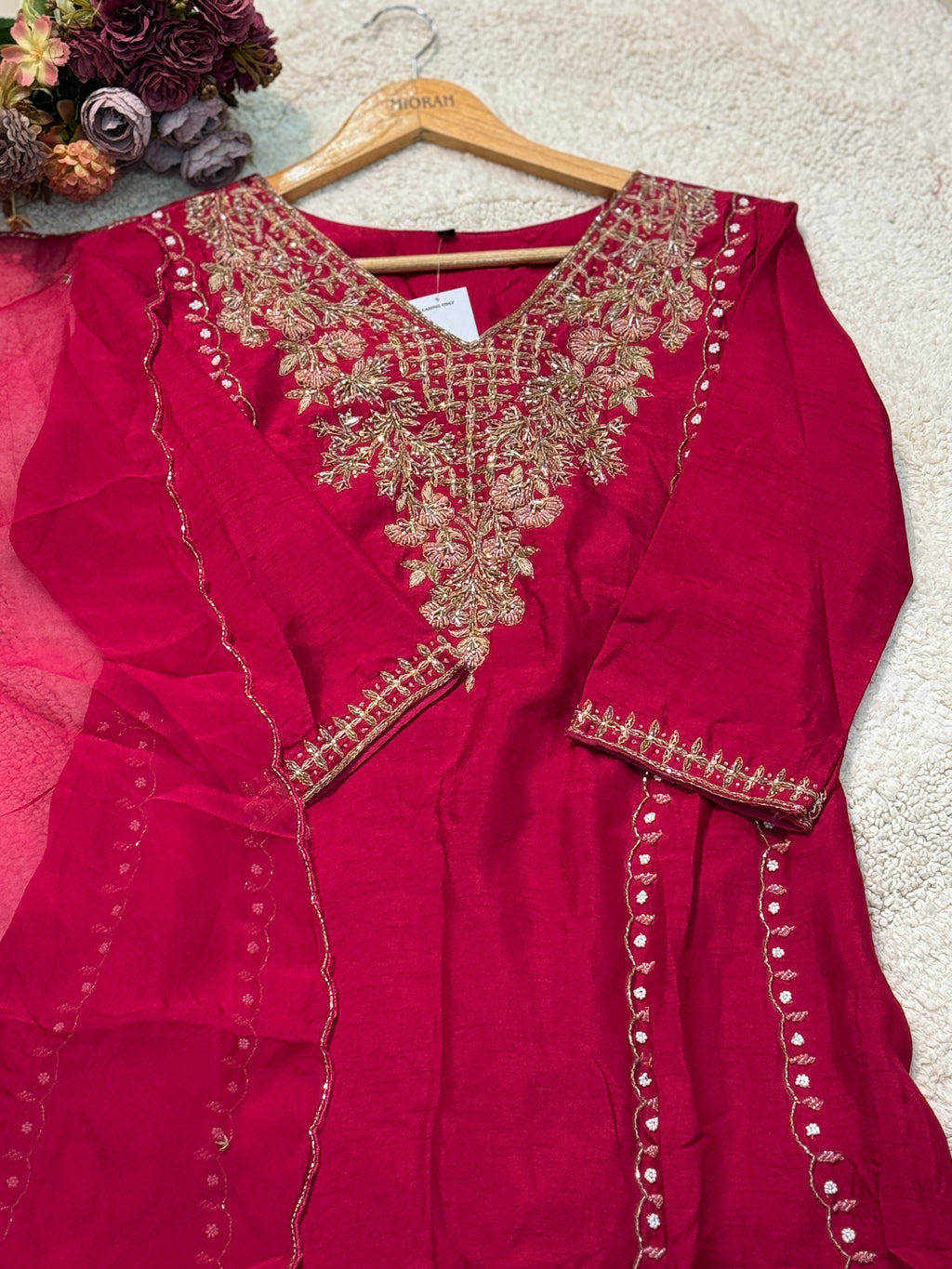 MZ268-Designer silk suit