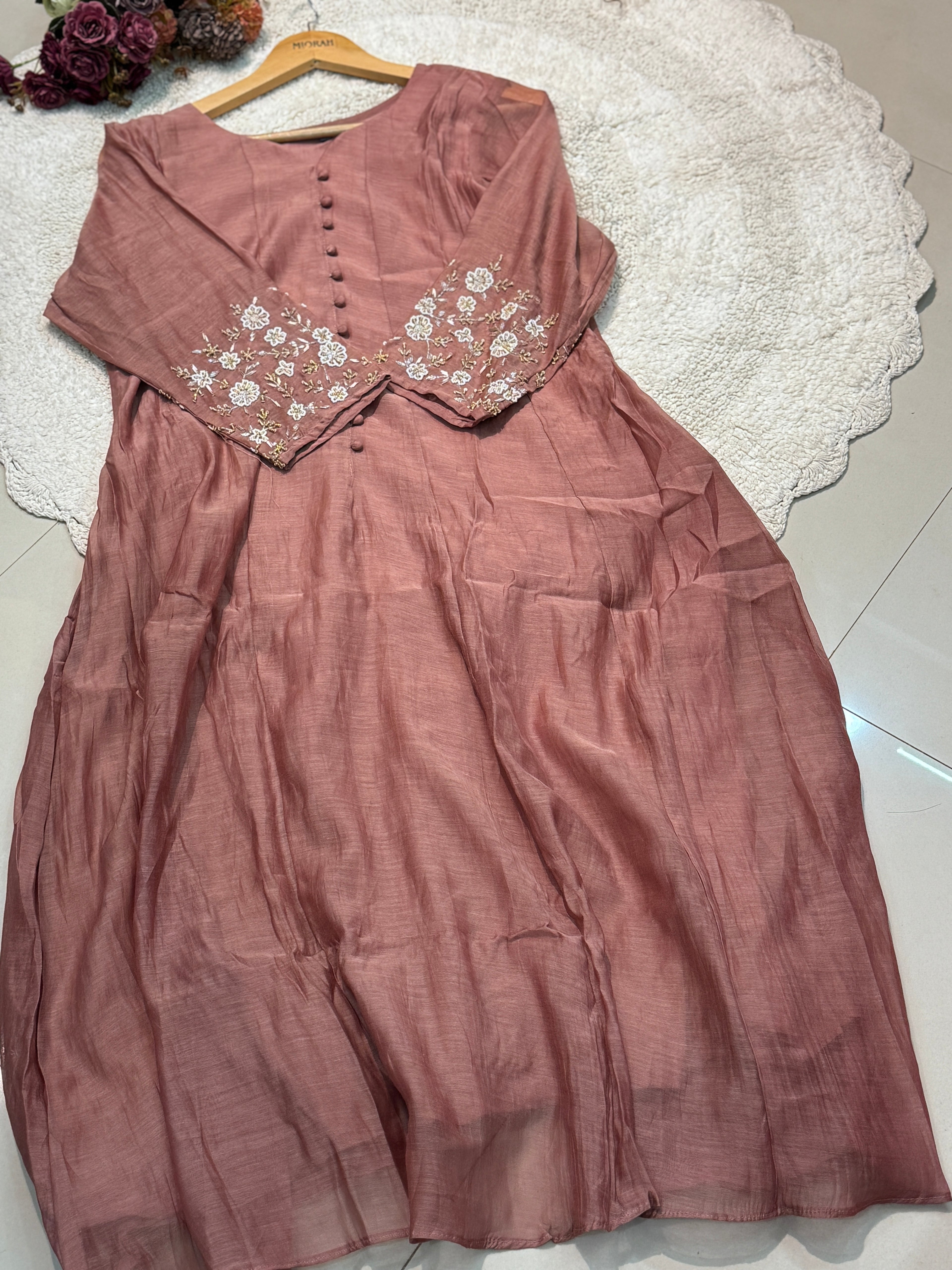 MZ2519-Designer mul chanderi suit