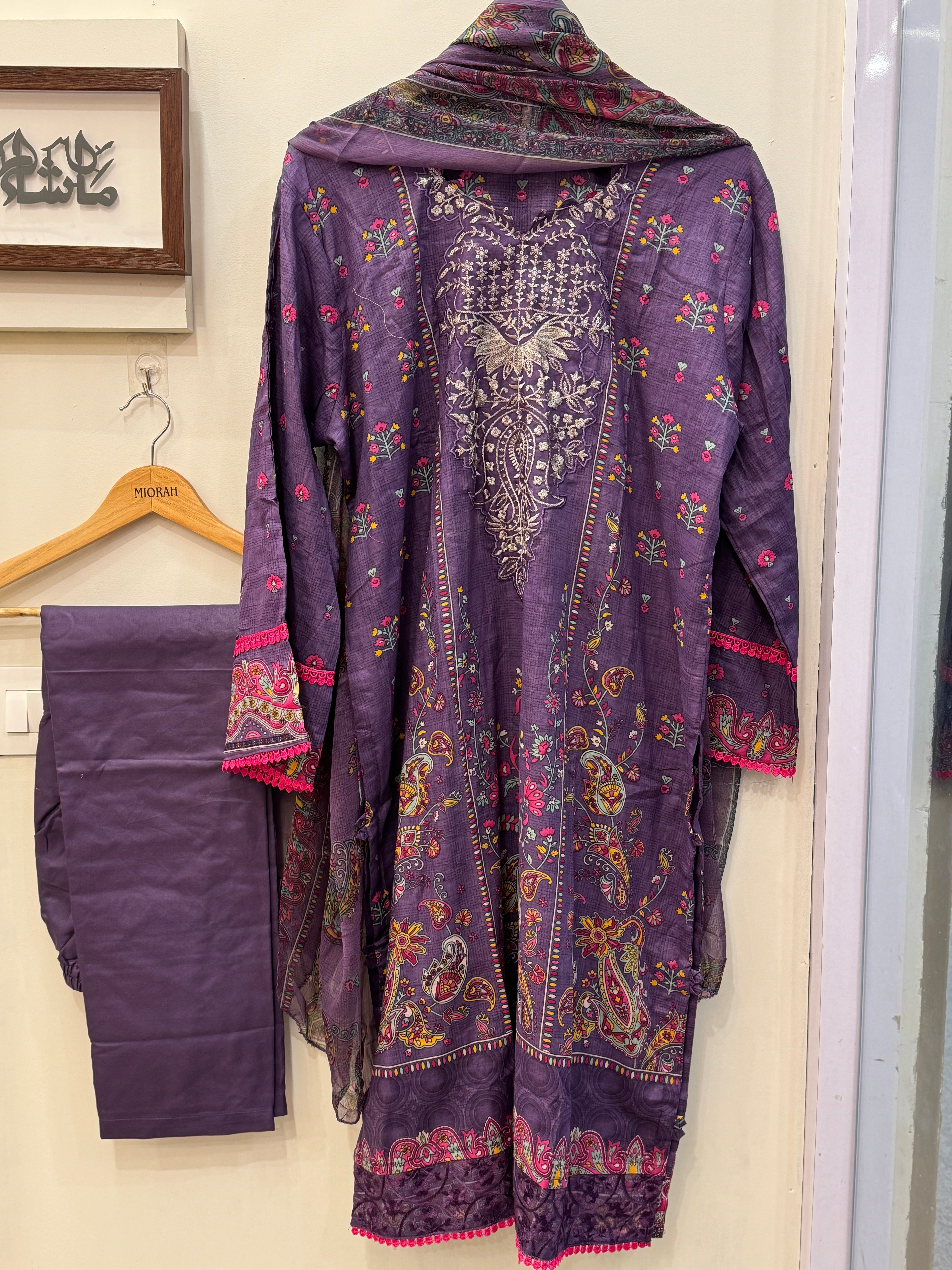 MZ279-Pakistan embroidery suit