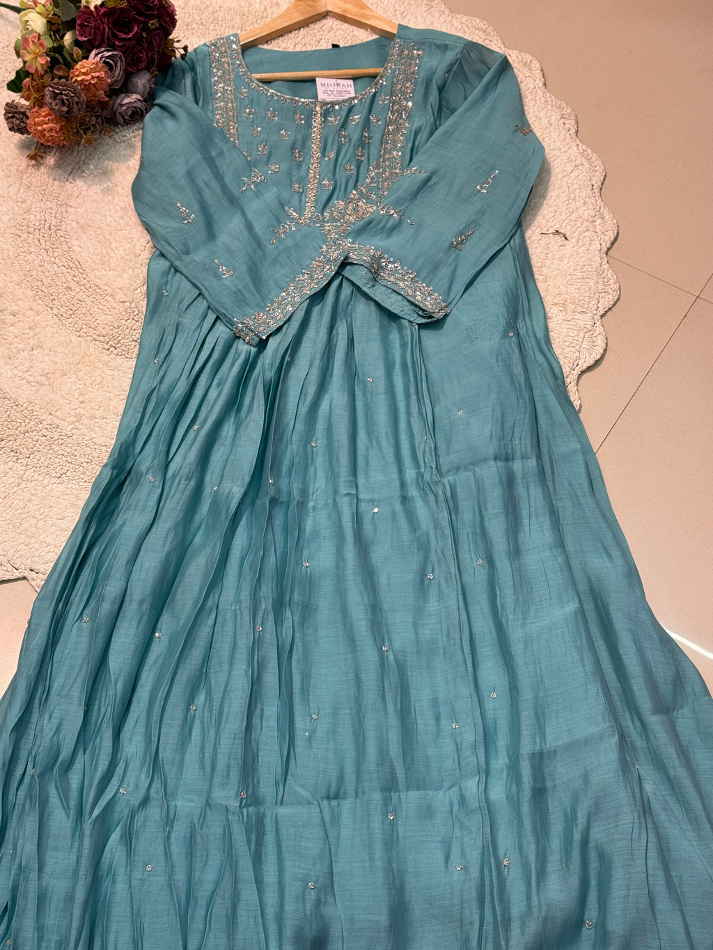 MZ287-Designer Mulchanderi suit