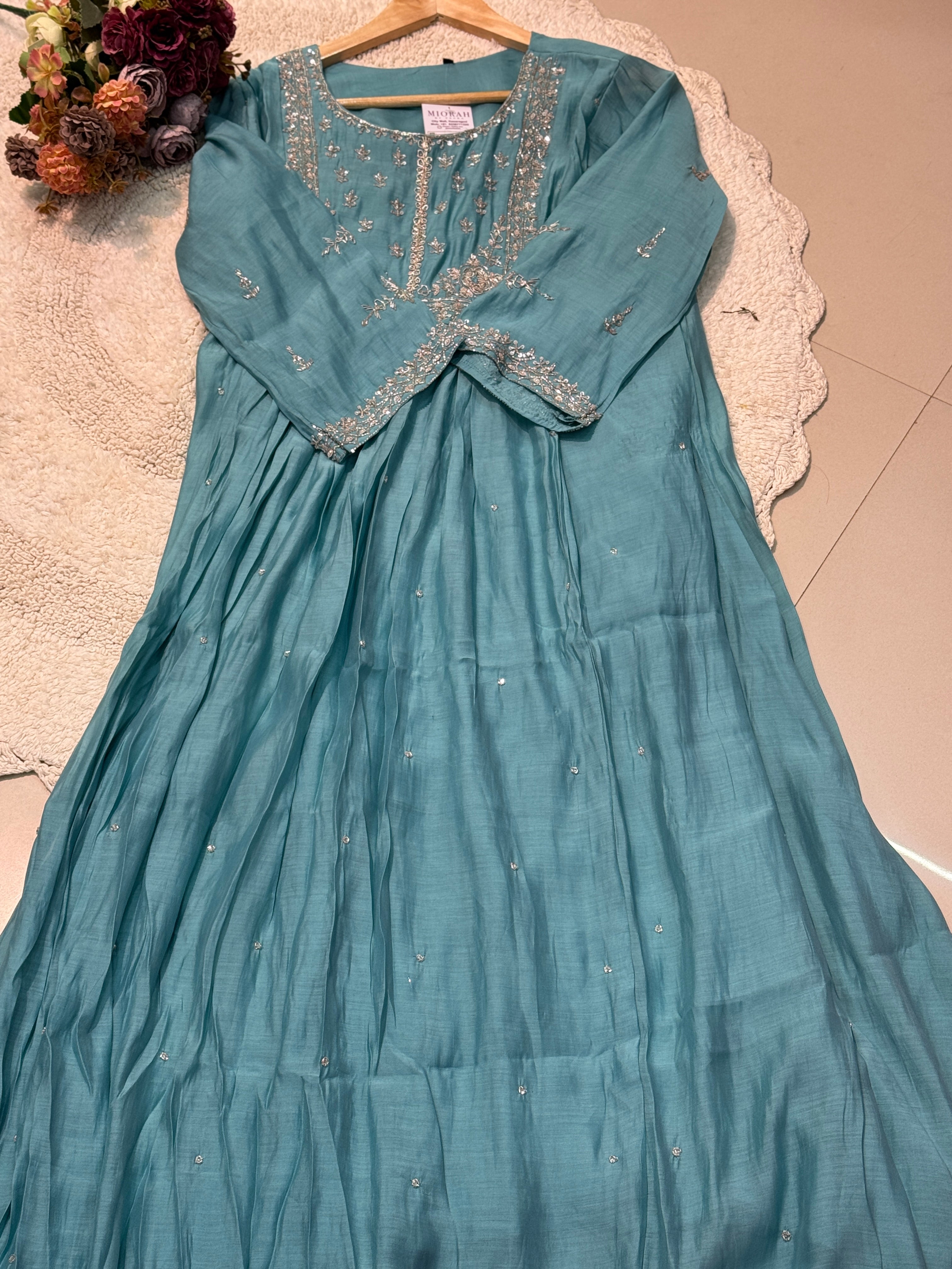 MZ287-Designer Mulchanderi suit