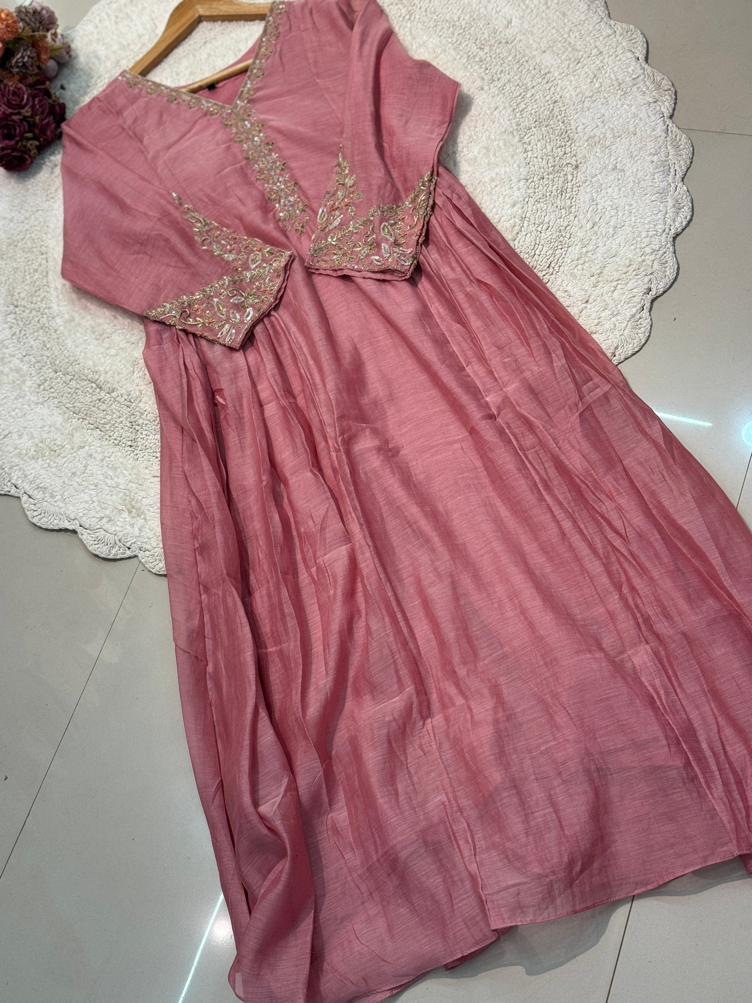 MZ249-Designer Mulchanderi suit