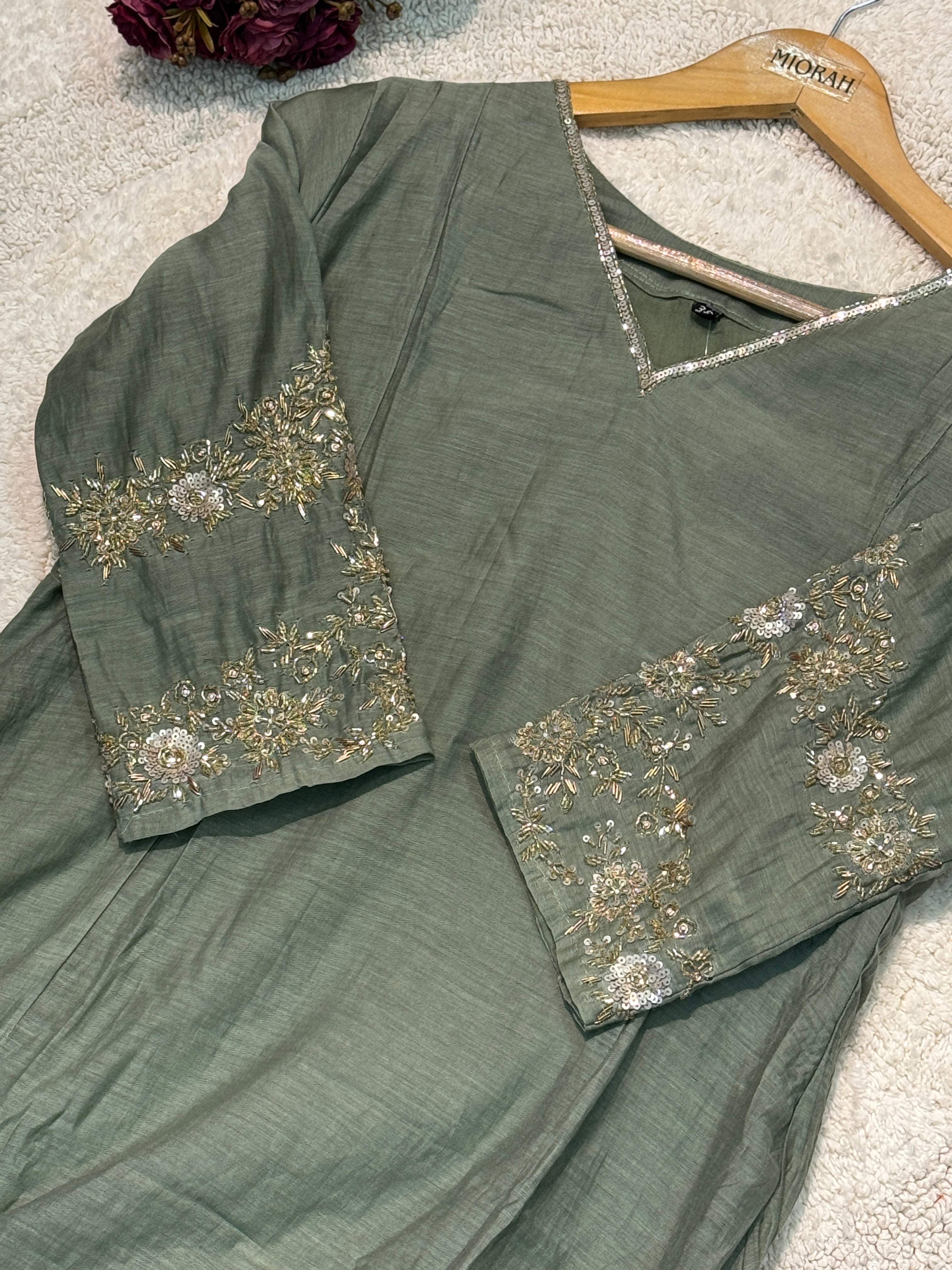 Mz248-Mulchanderi designer suit