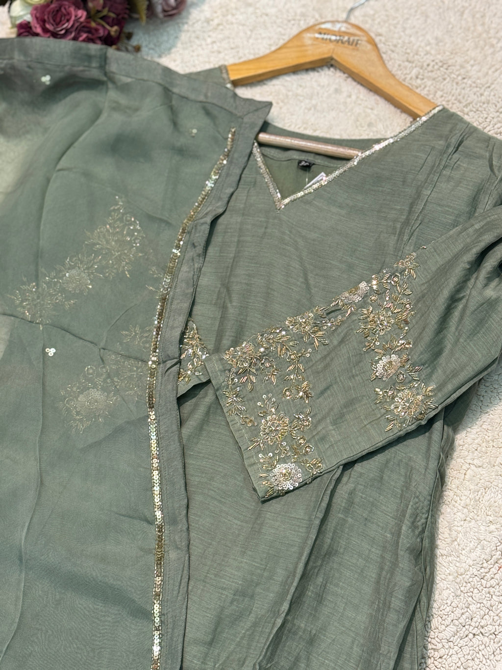 Mz248-Mulchanderi designer suit