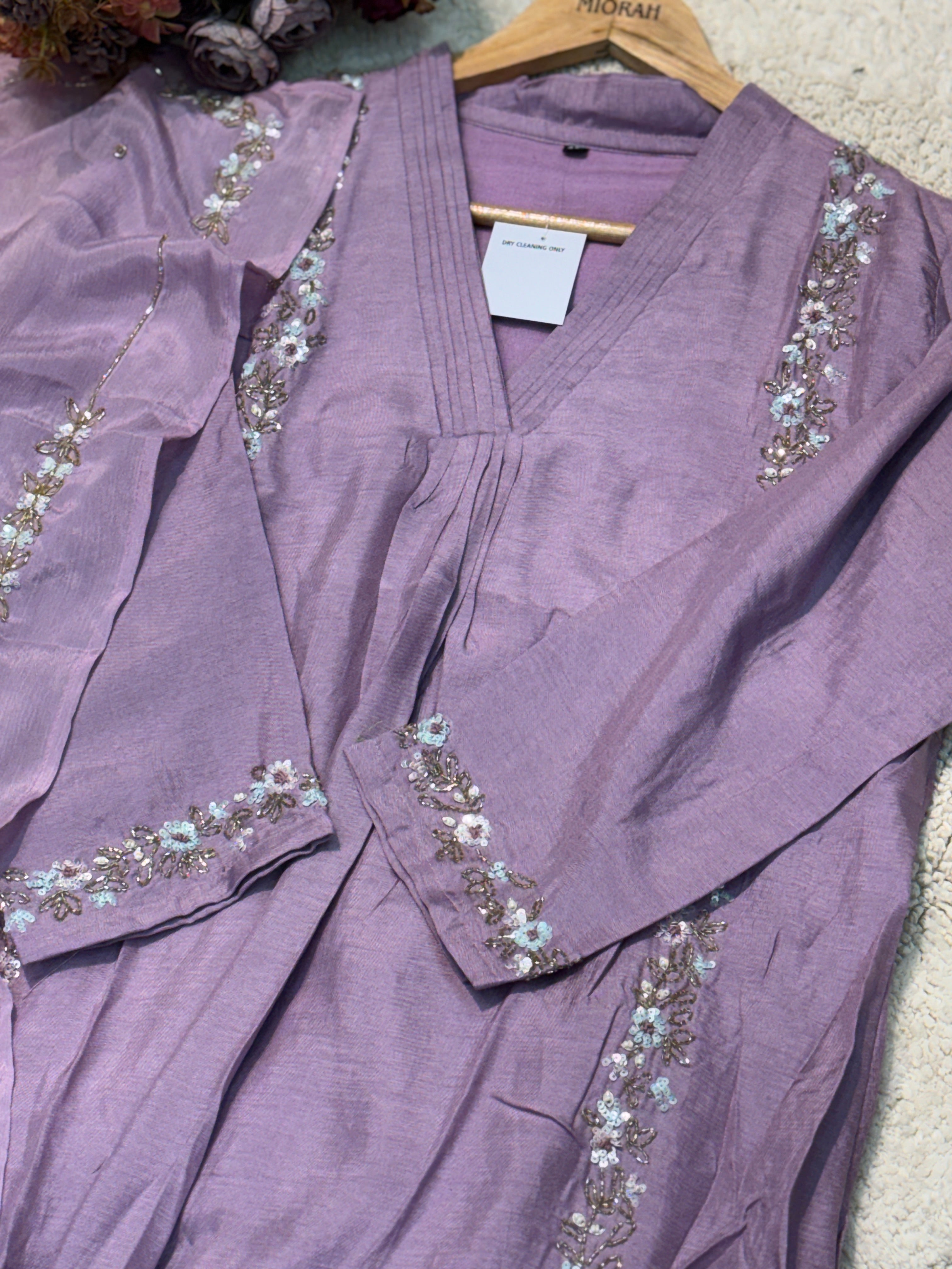 MZ2487-Designer silk anarkali suit