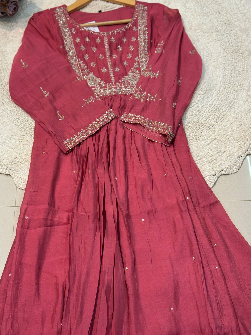 MZ287-Designer Mulchanderi suit