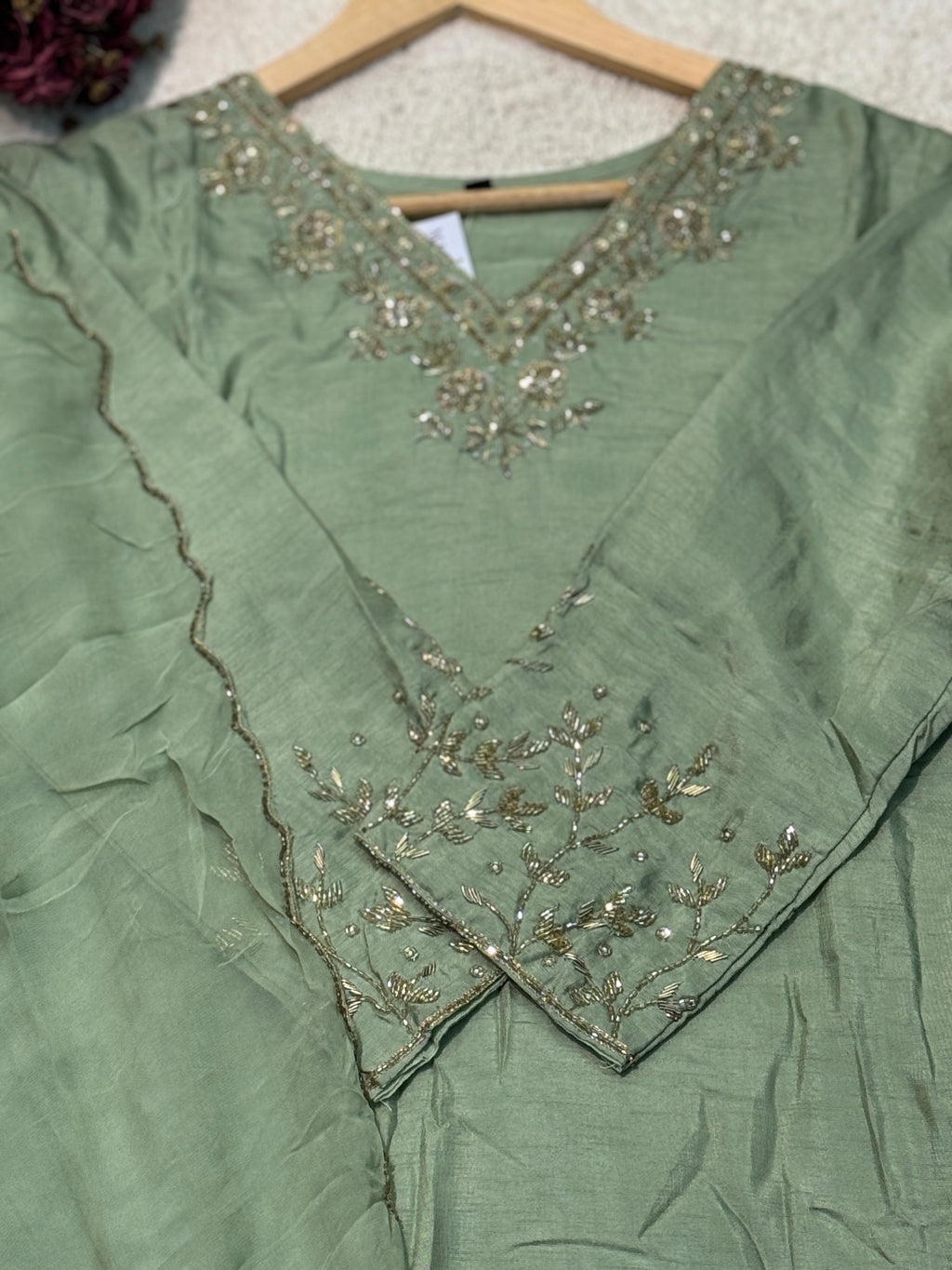 MZ271-Designer dols silk suit