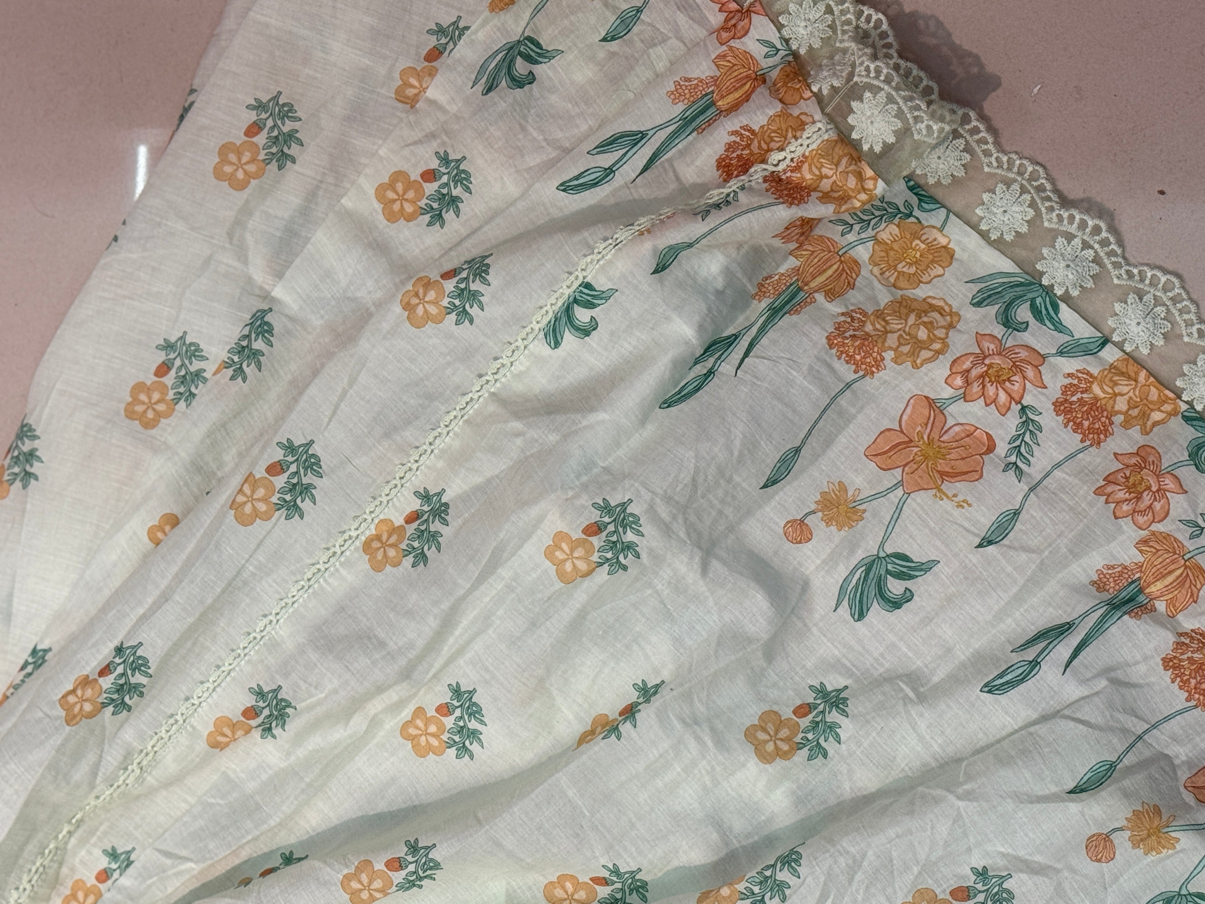 MZ2515-Designer mul cotton suit