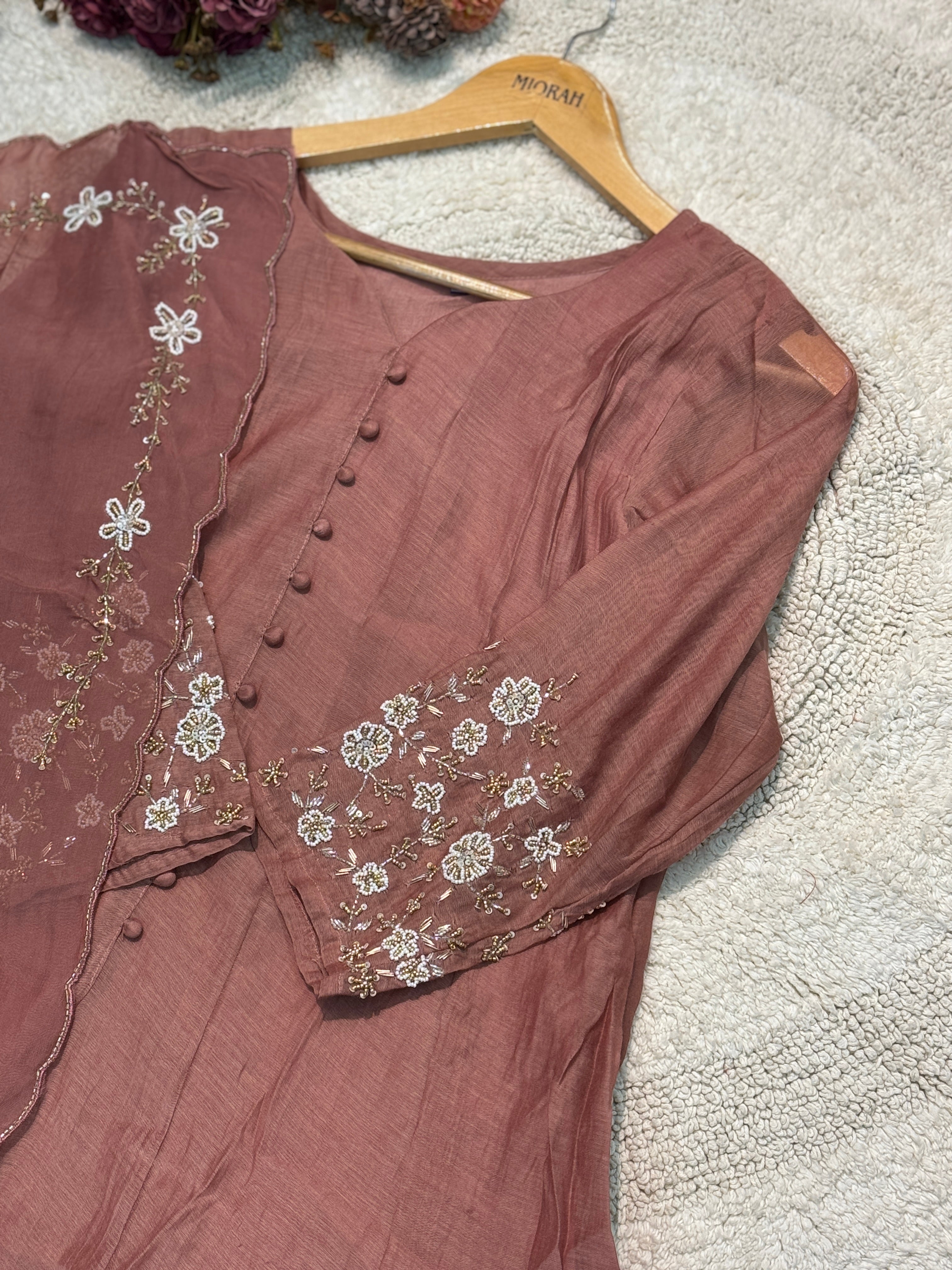 MZ2519-Designer mul chanderi suit