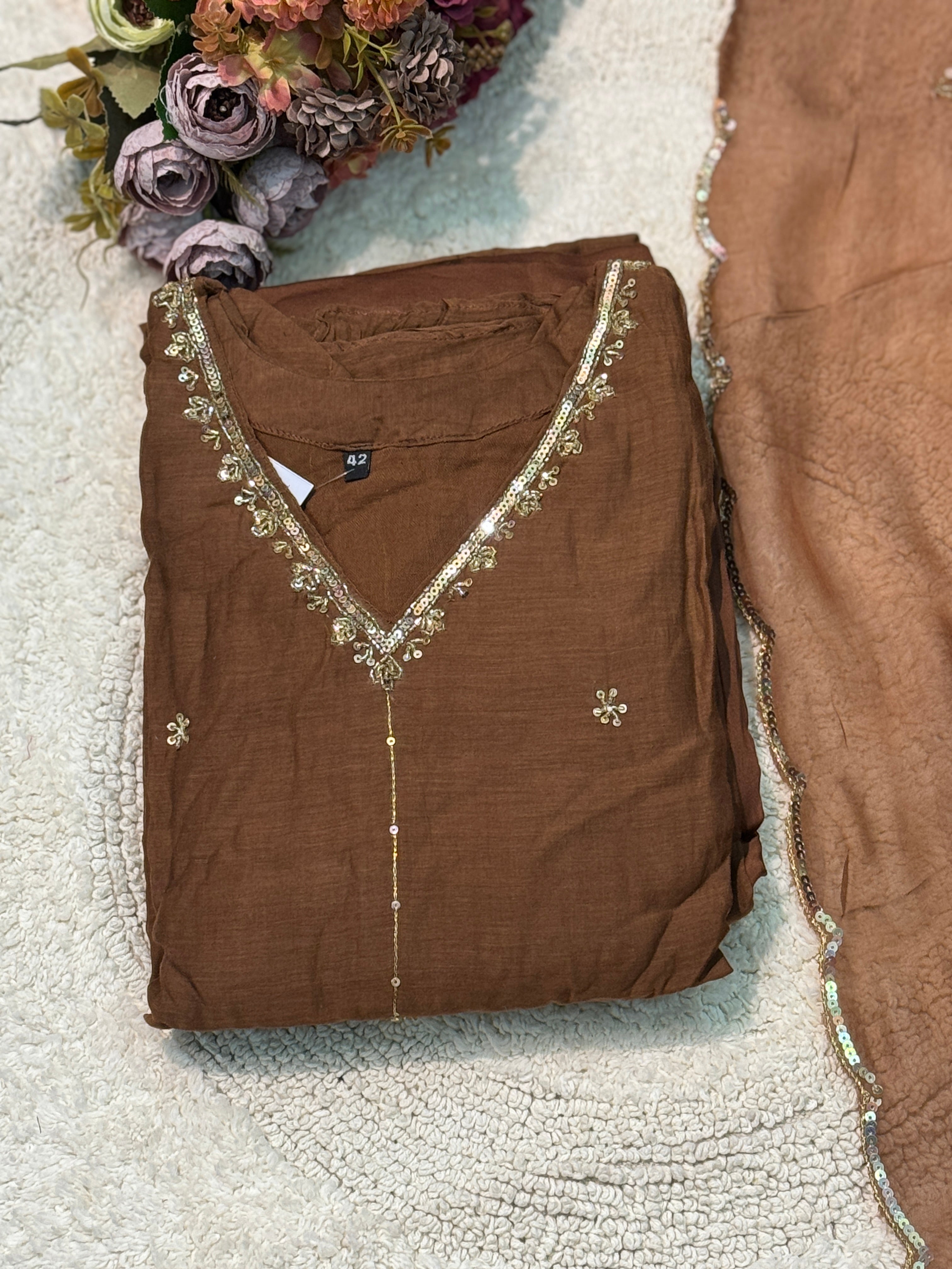 MZ2498-Designer Mulchanderi suit
