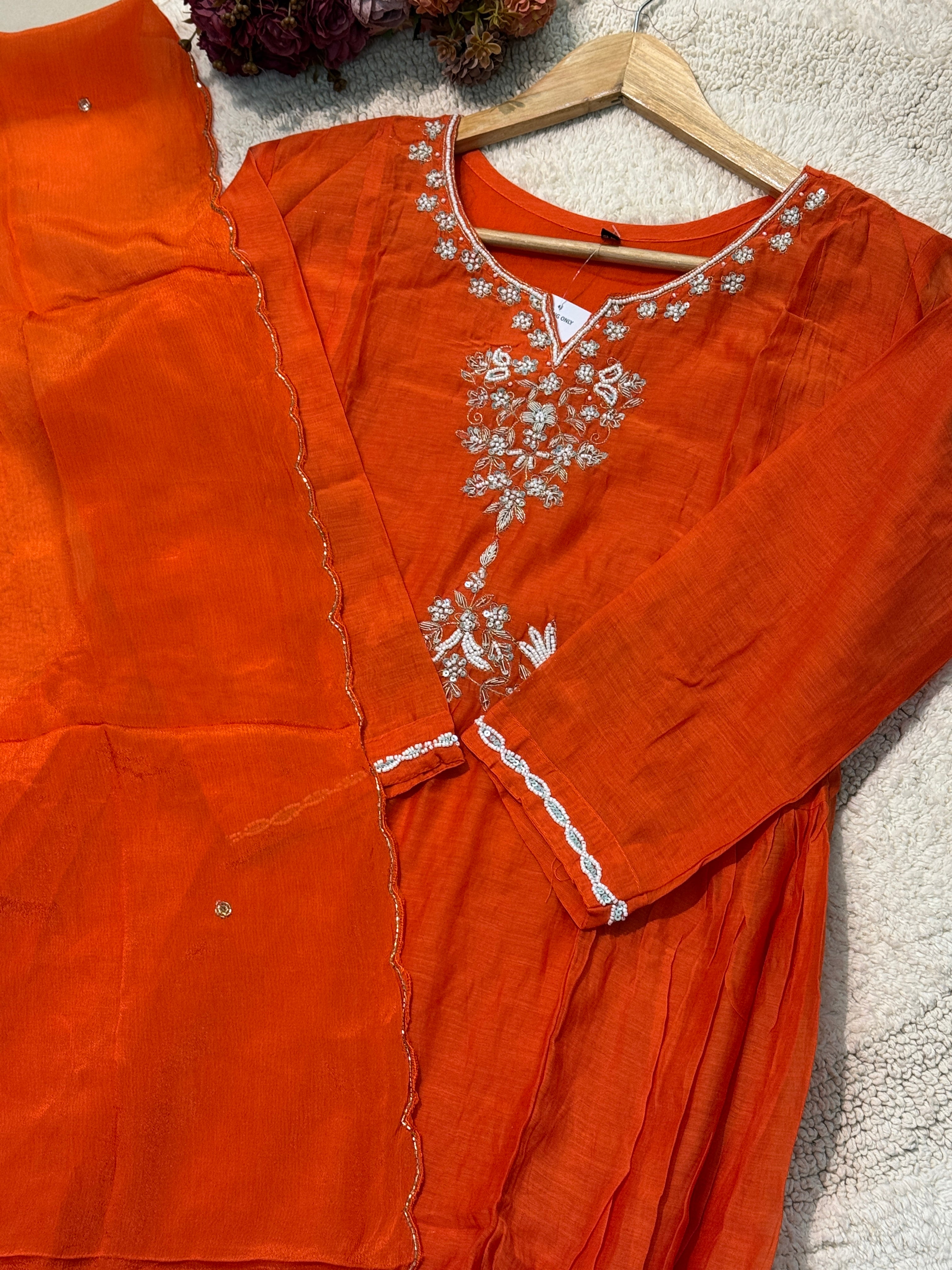 MZ259- Designer Mulchanderi suit